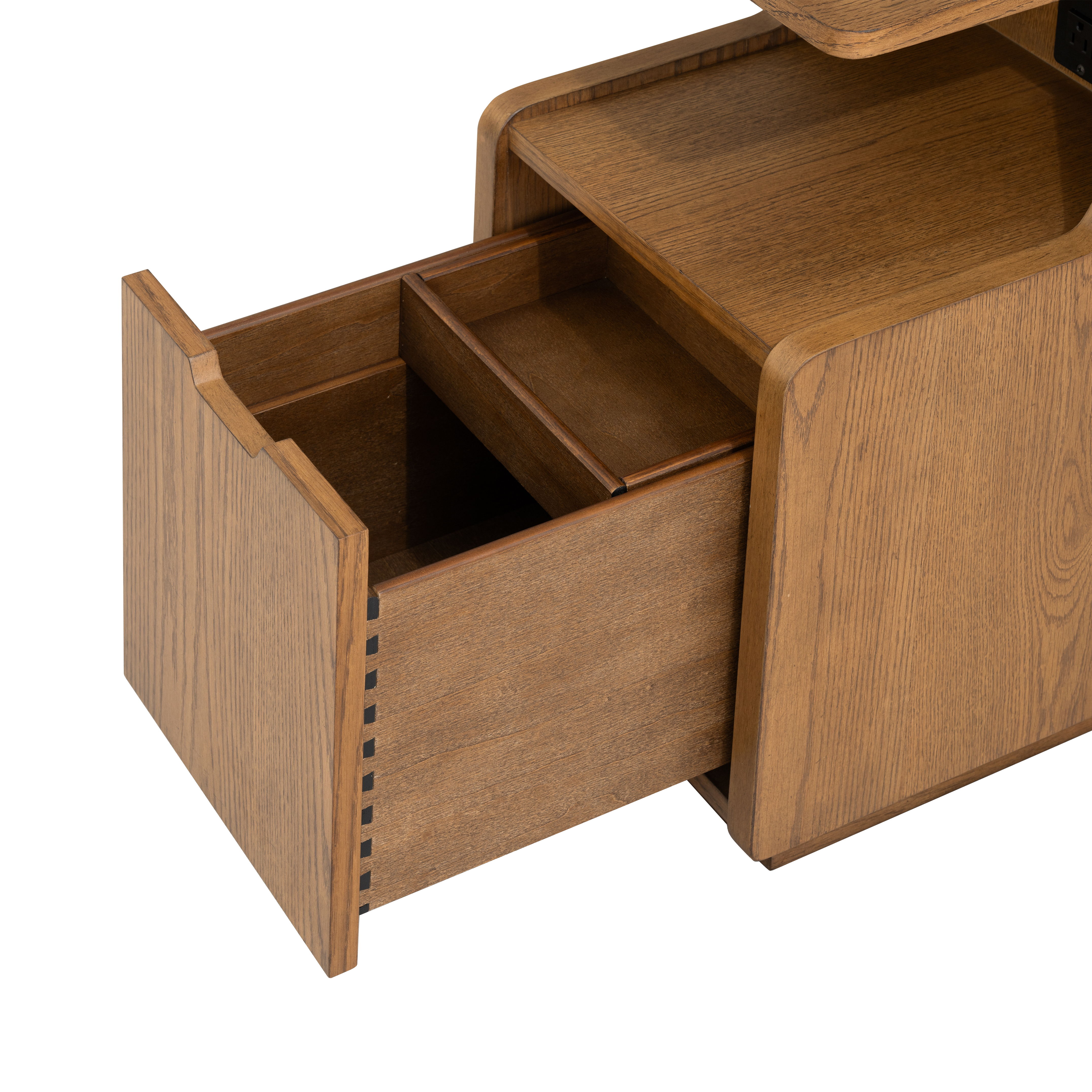 Sidekick - Smart Side Table - Light Brown, light brown, view 7