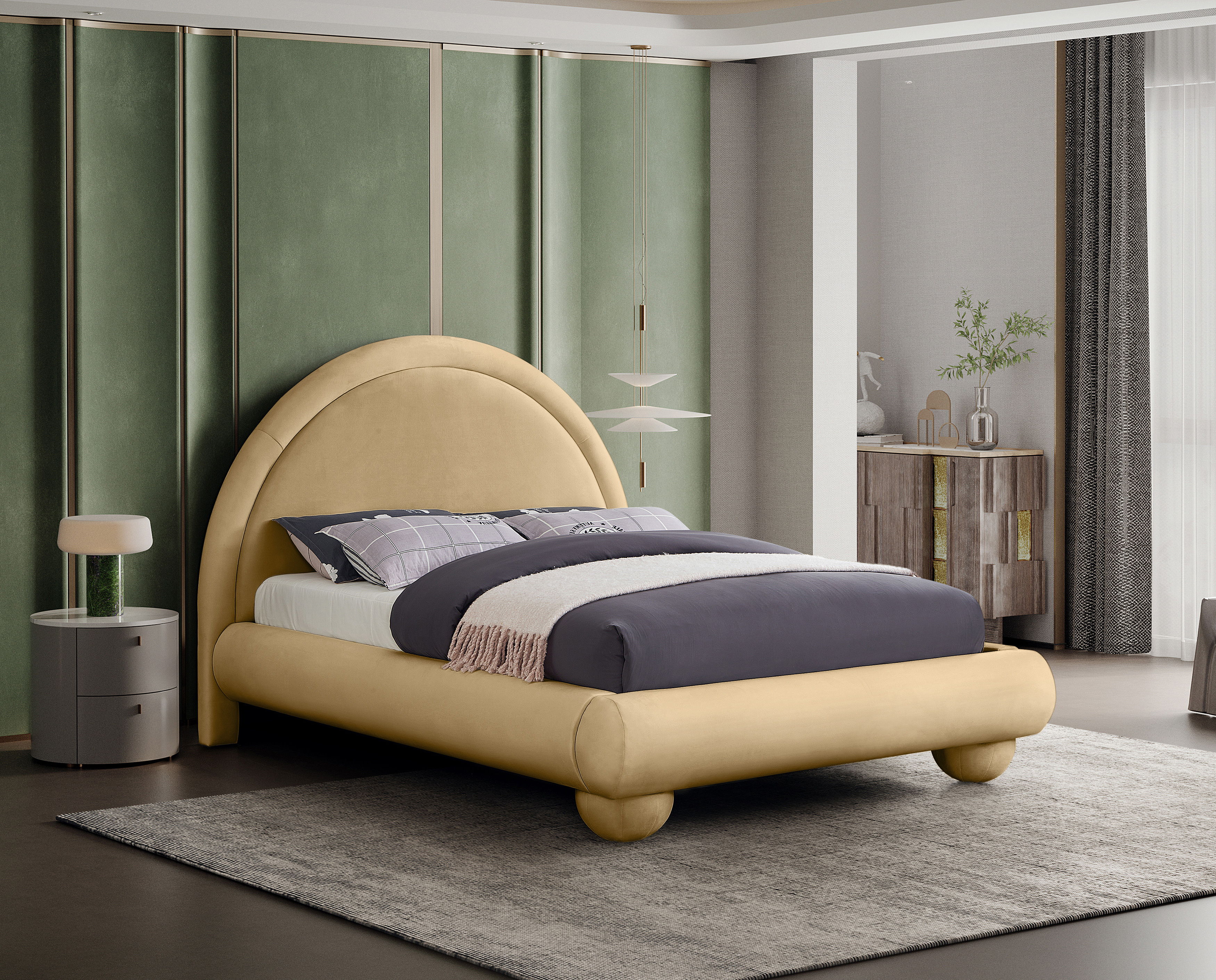 Madrid - Queen Bed - Camel