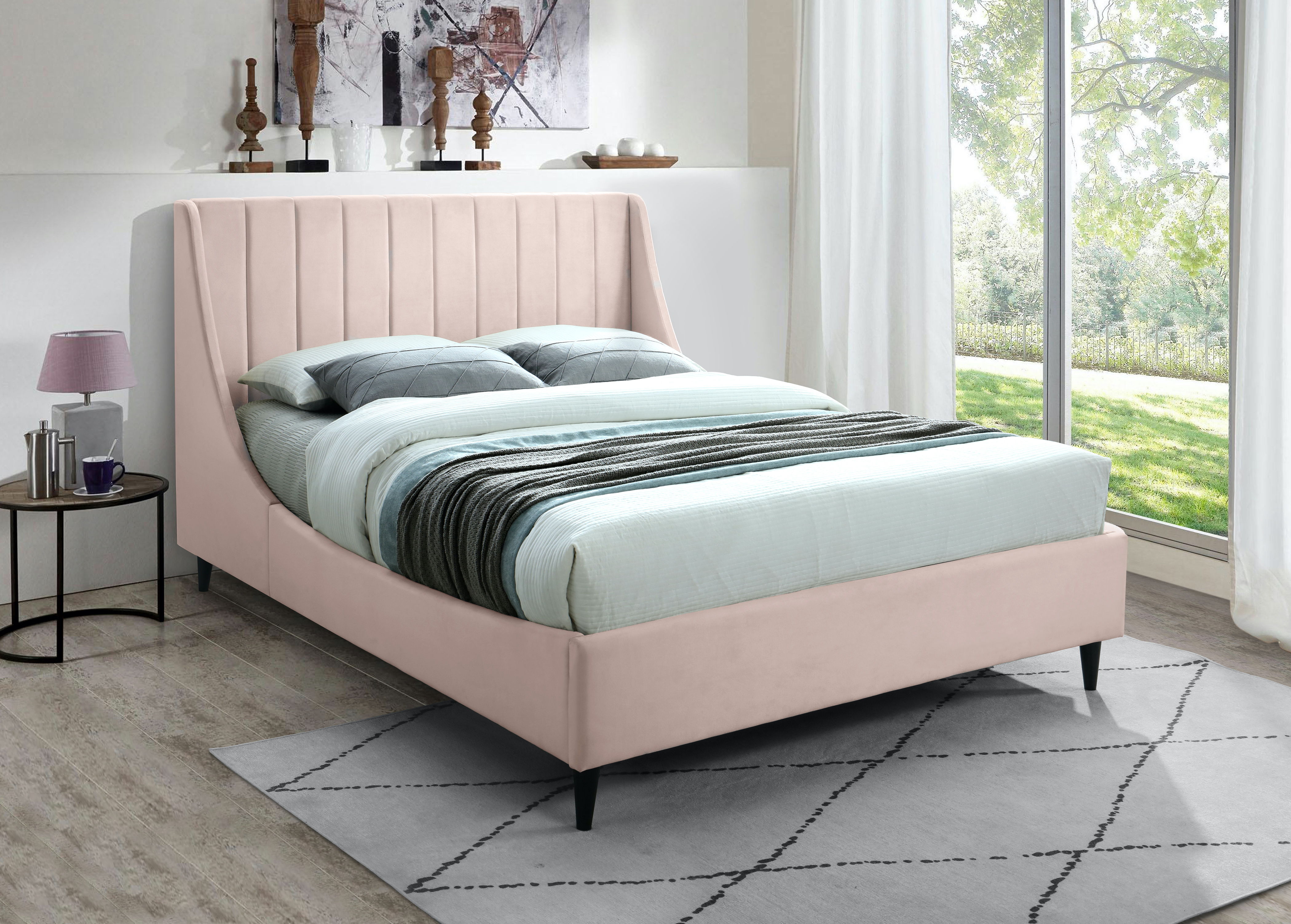 Eva - Queen Bed - Pink