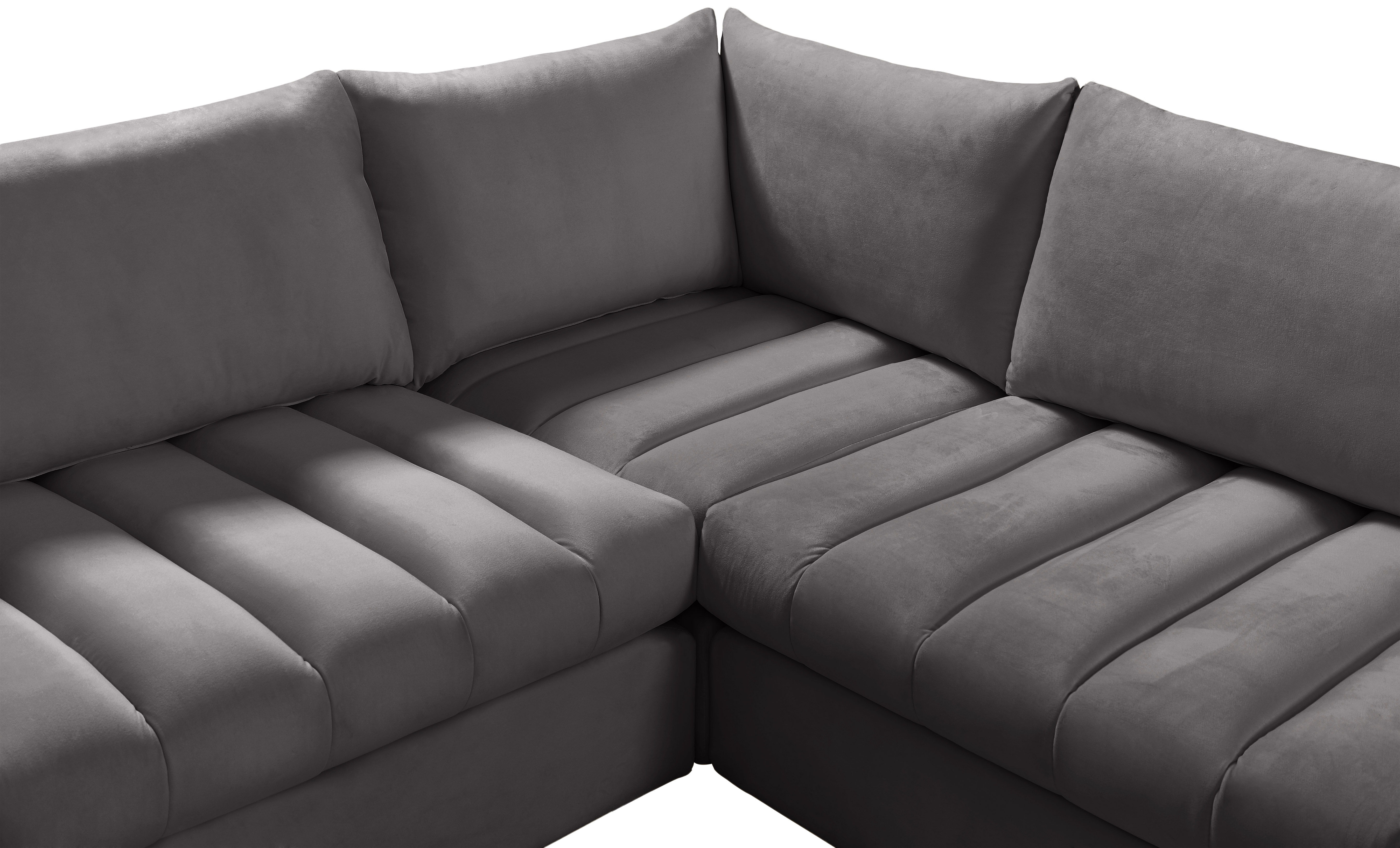 Jacob - Modular U-Shaped Sectional 7 Piece - Gray