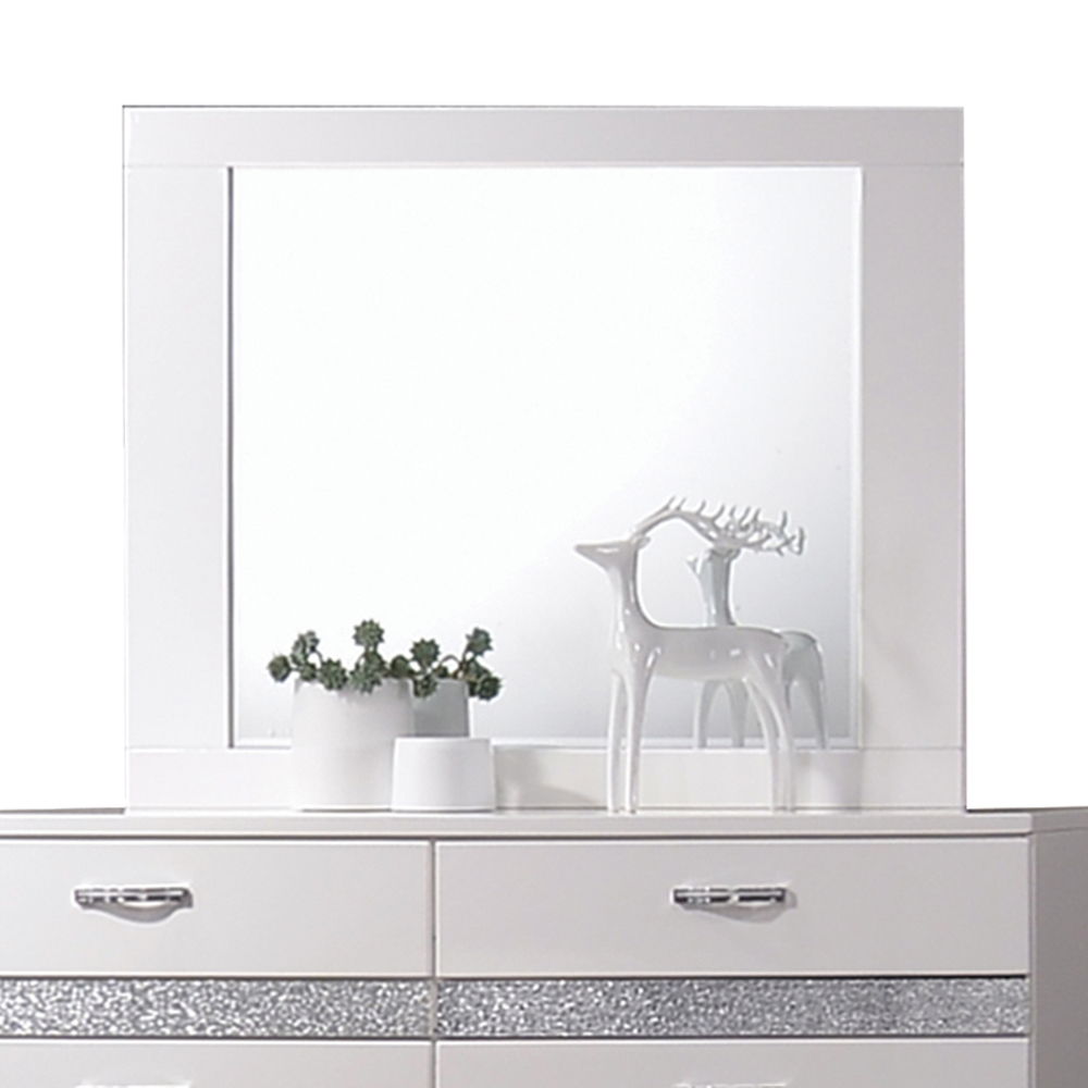 Naima II - Mirror - White High Gloss, white, view 7