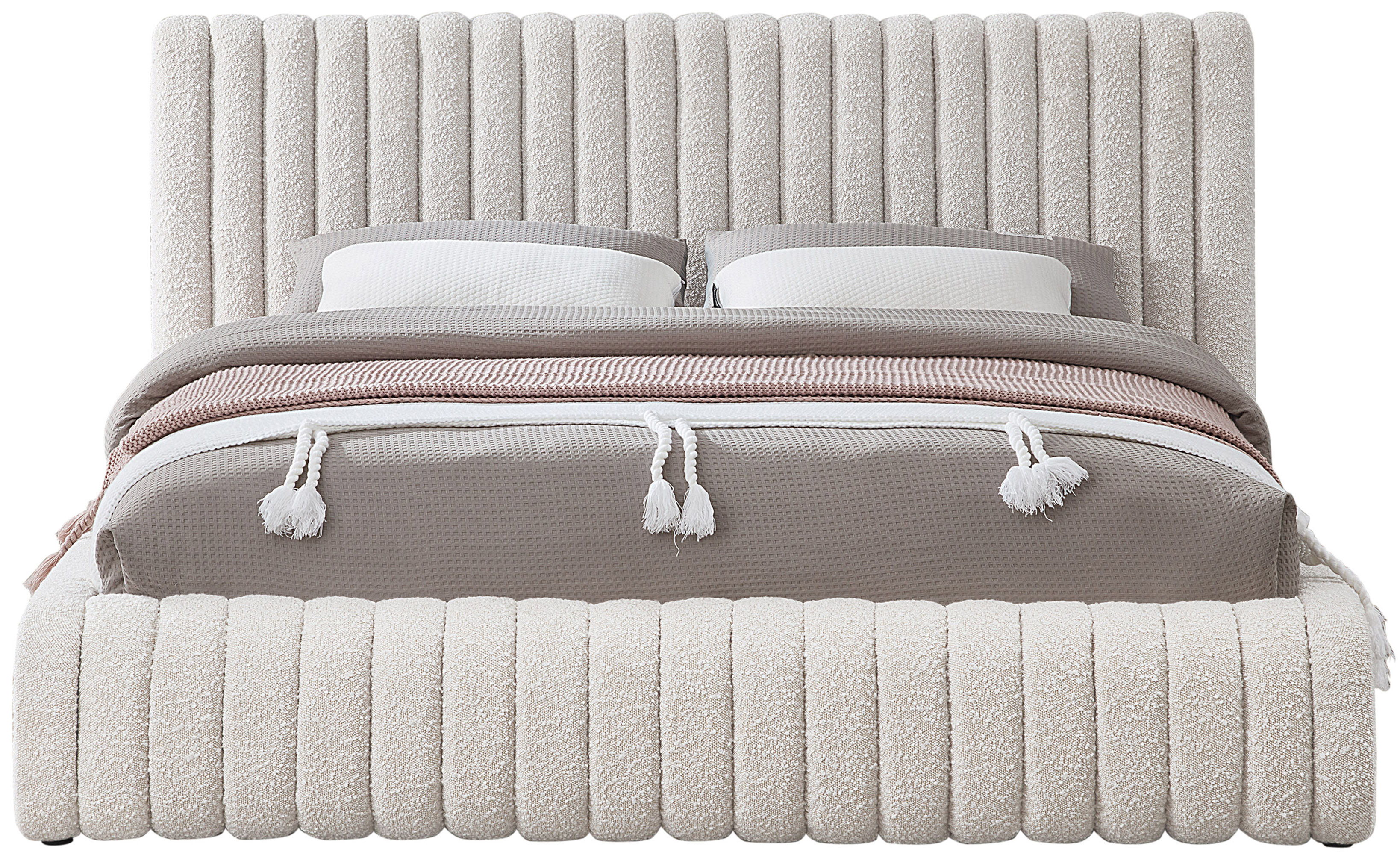 Nash - Queen Bed - Cream