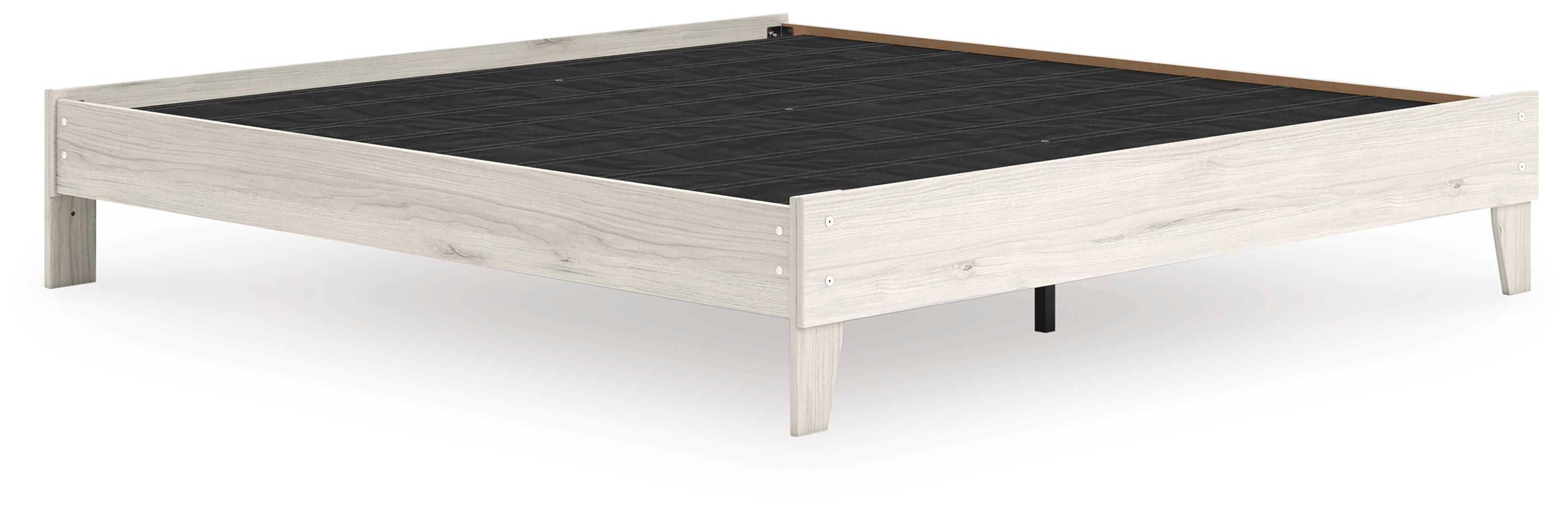 Socalle - King Platform Bed - Light Natural