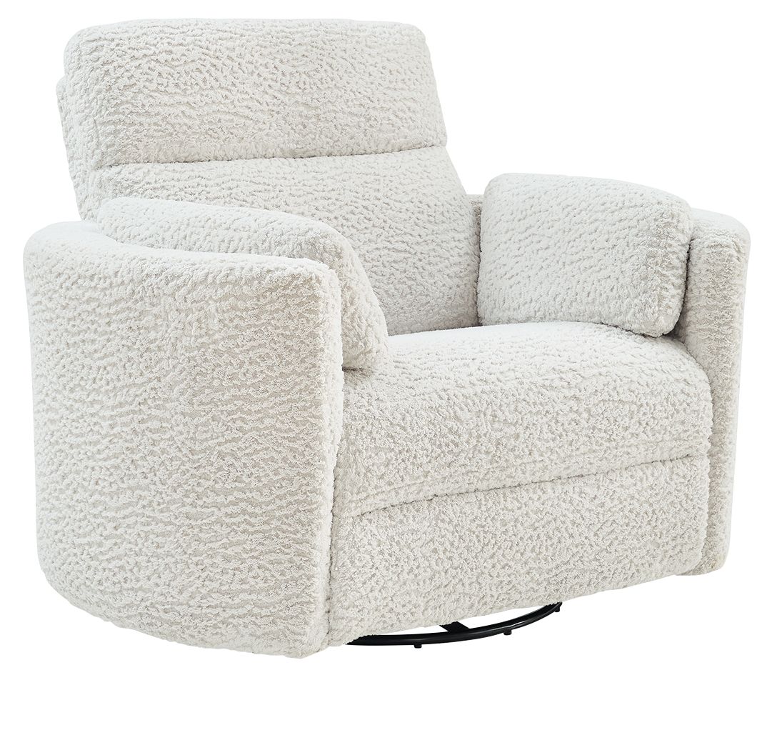Gosaldo - Swivel Glider Power Recliner - Silver