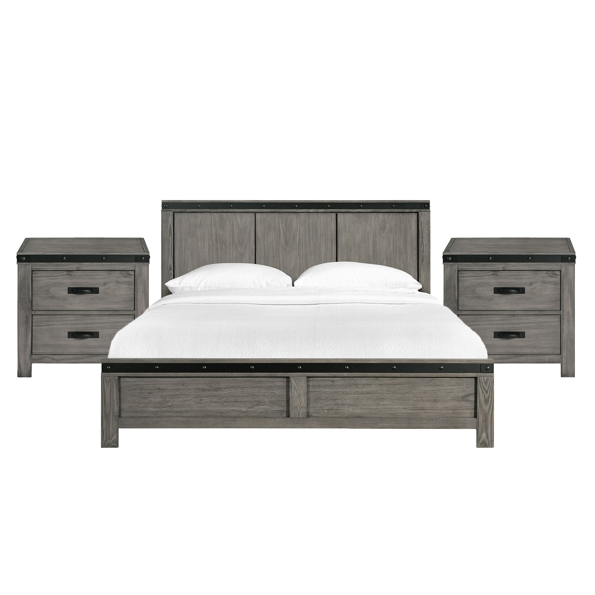 King · 3 Pc · Bedroom Set