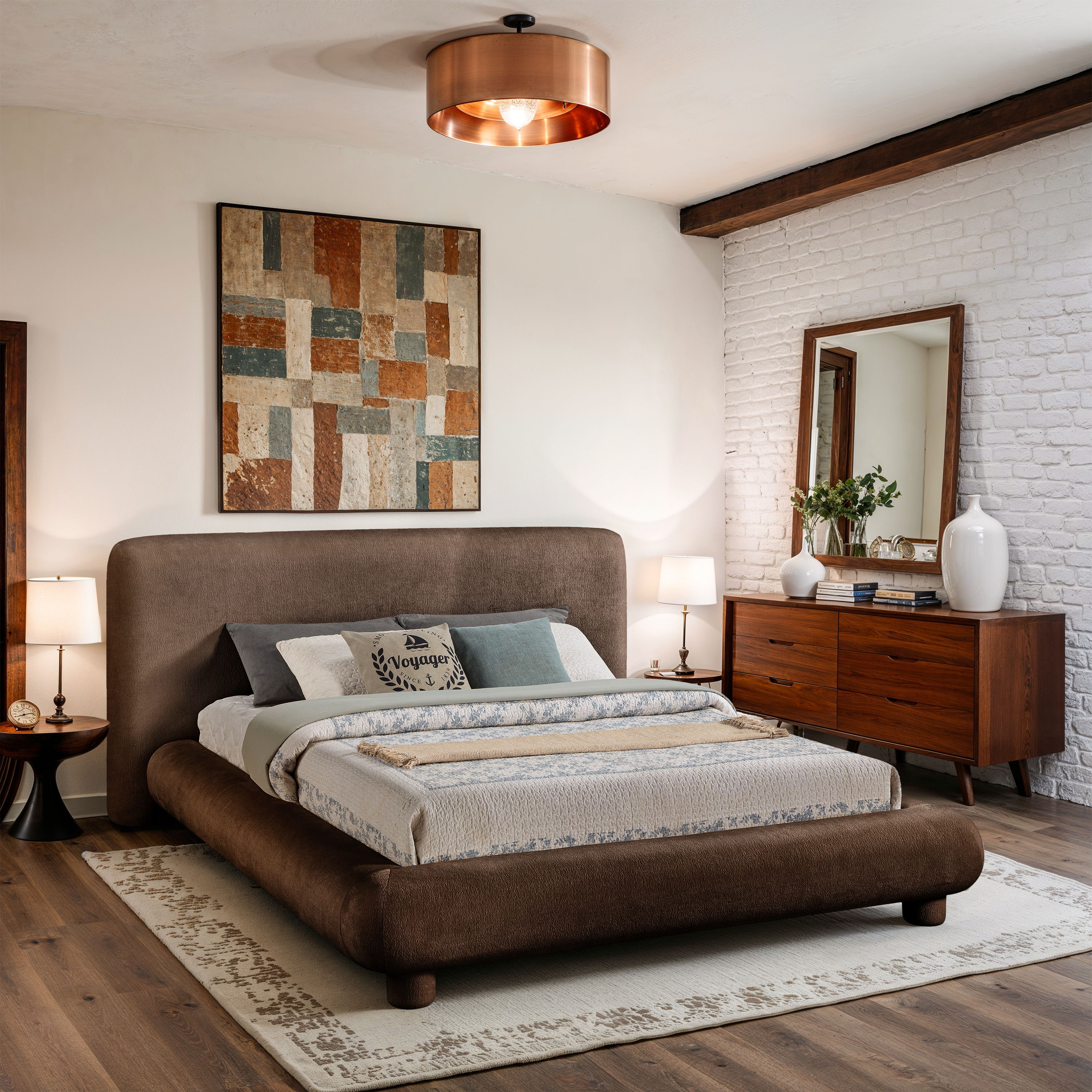 Blair - King Bed - Brown