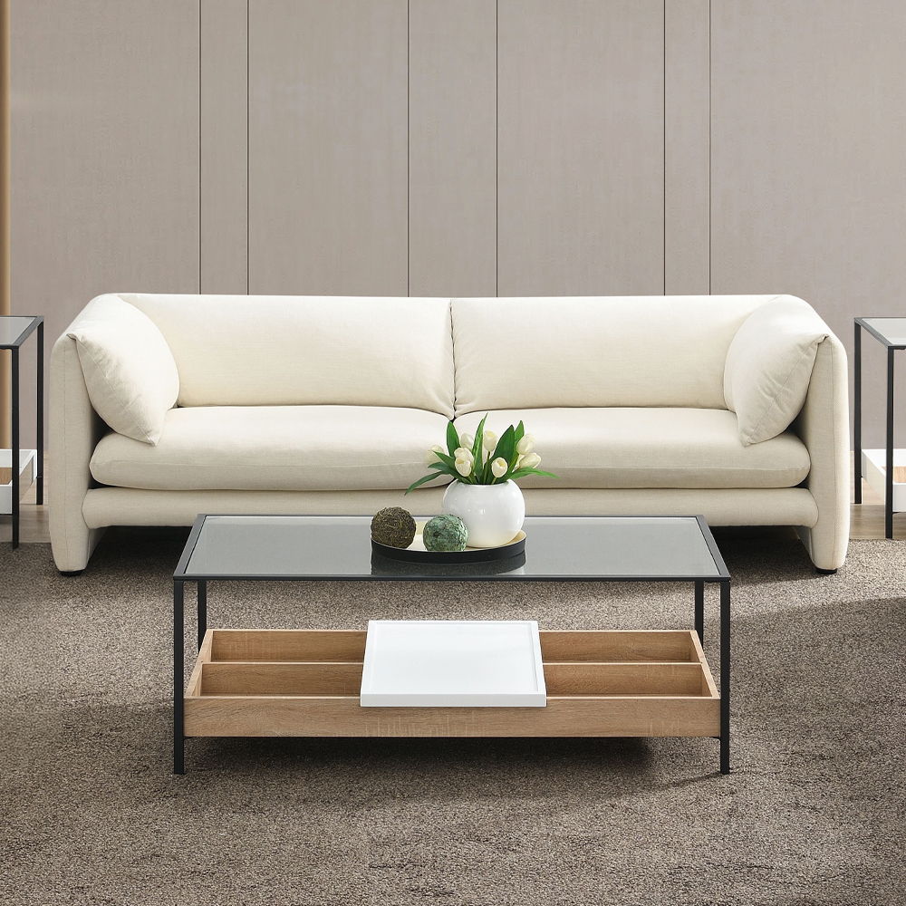 Jaeda - Sofa - Beige Linen, beige