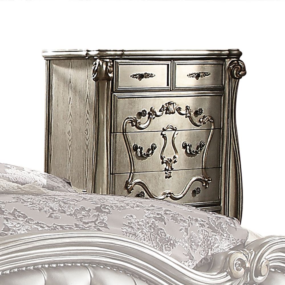 Versailles - Chest - Antique Platinum, silver