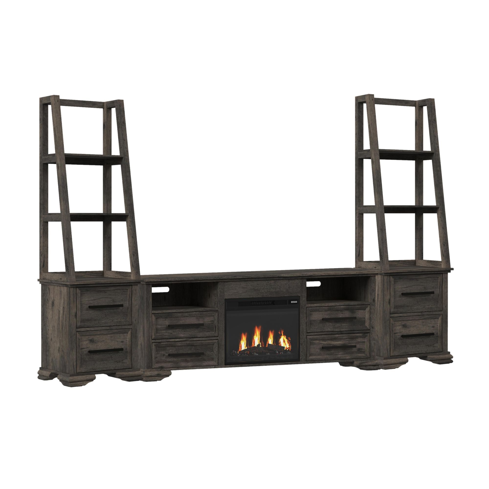 4 Pc · Entertainment Unit With 71'' TV Console