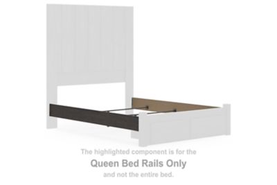 Fraluna – Queen Bed Rails – Charcoal