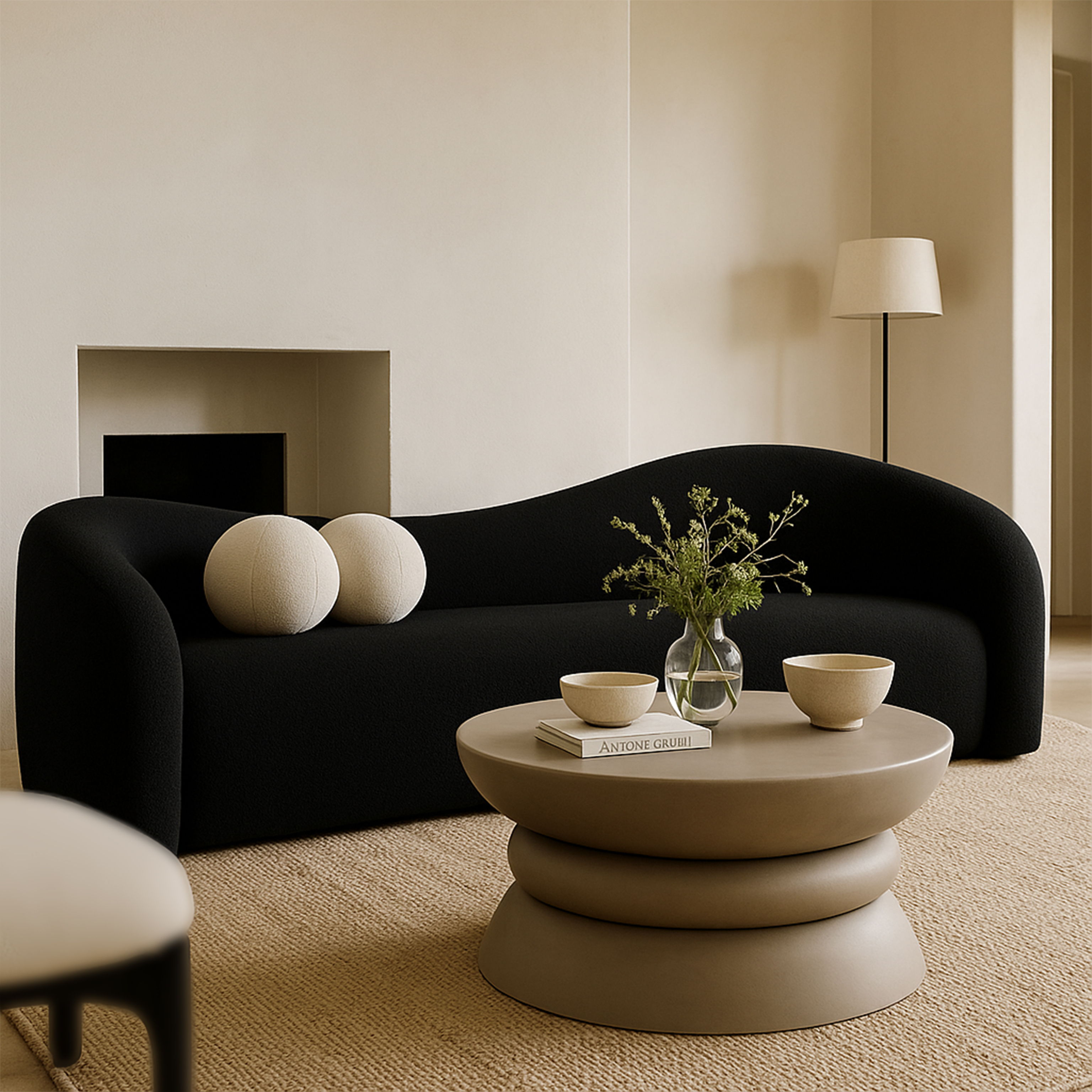 Collins - Aluminum Coffee Table - Taupe