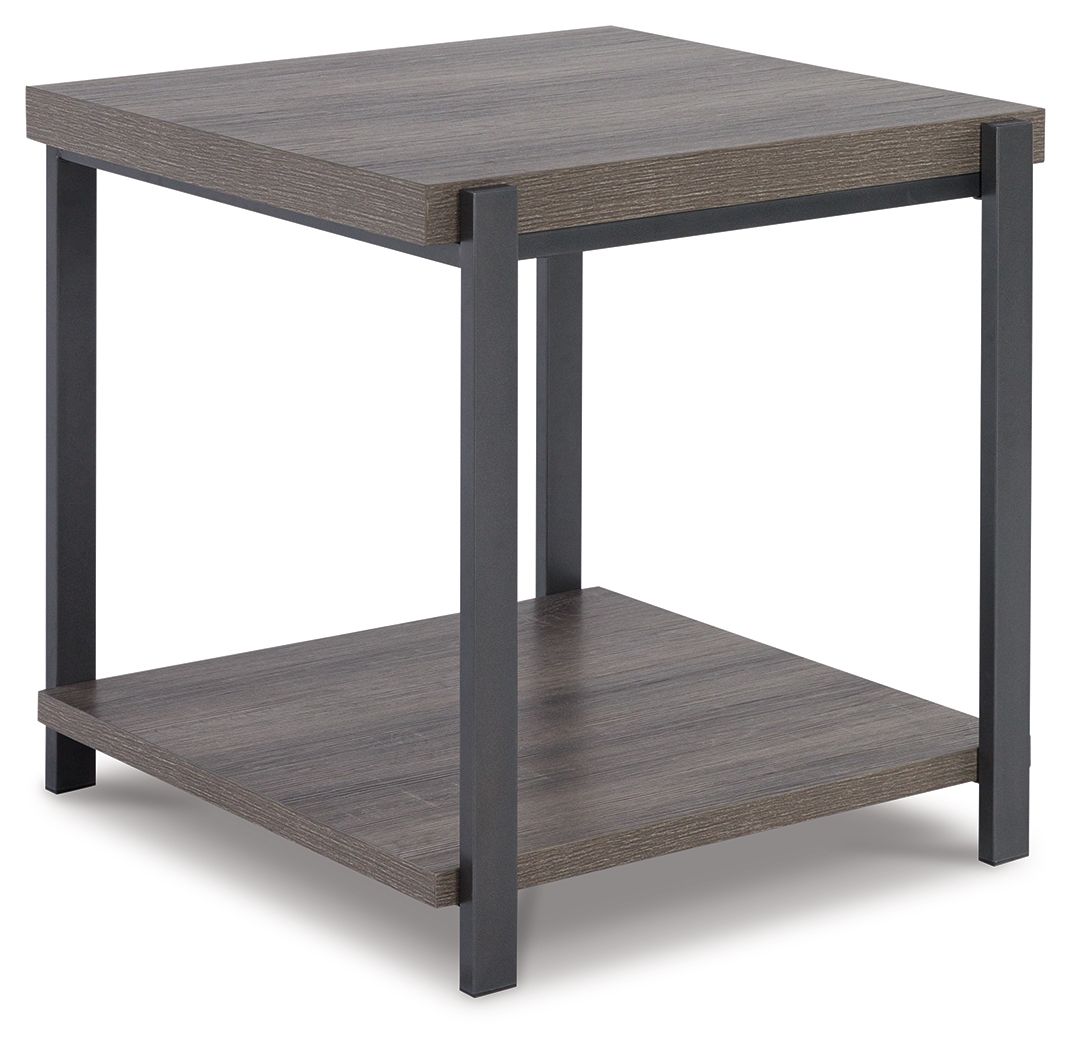 Ashley Furniture Wilmaden - Occasional Table Set (Set of 3) - Gray / Black - Image 5