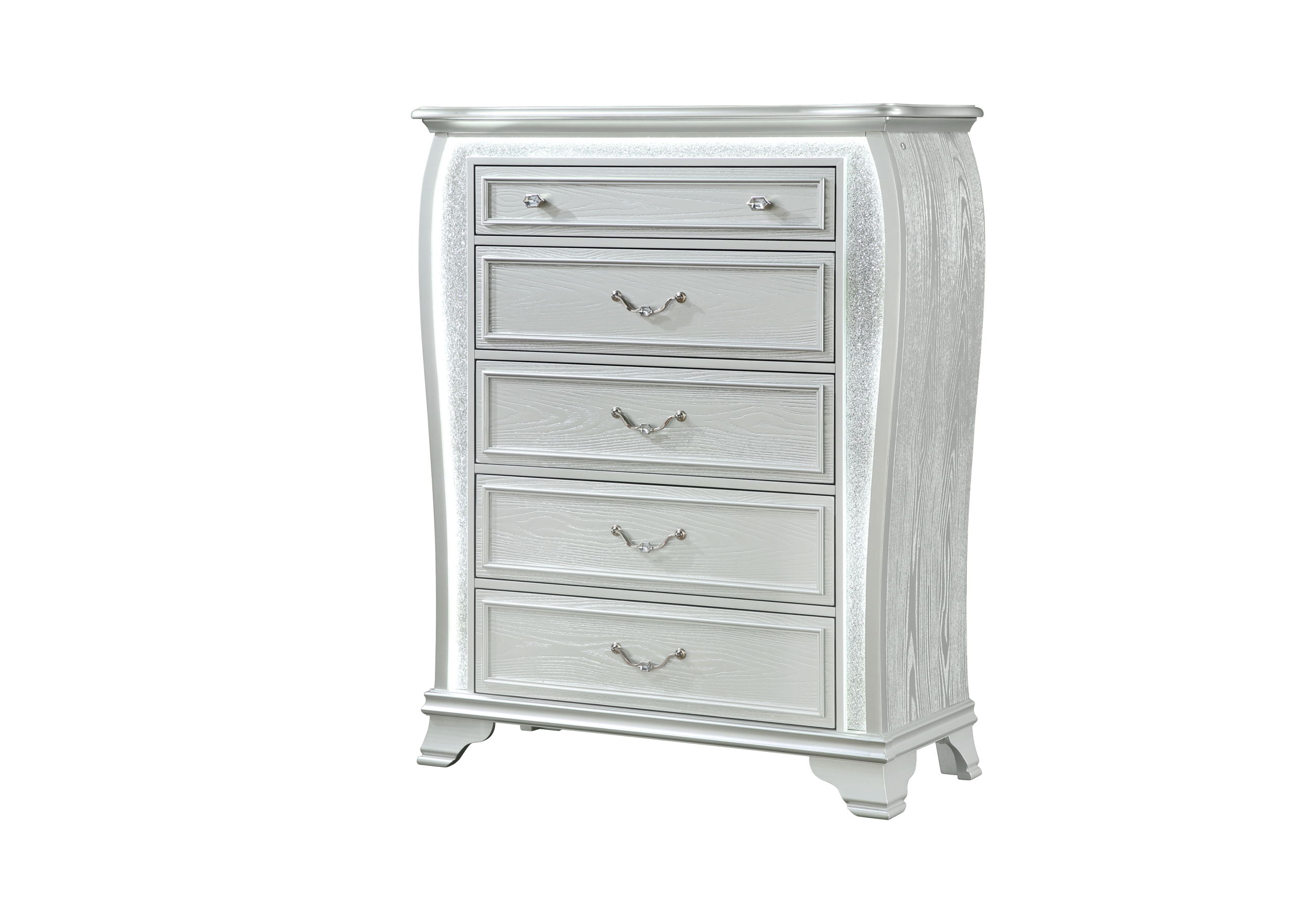 Aria - Chest With LED - Silver