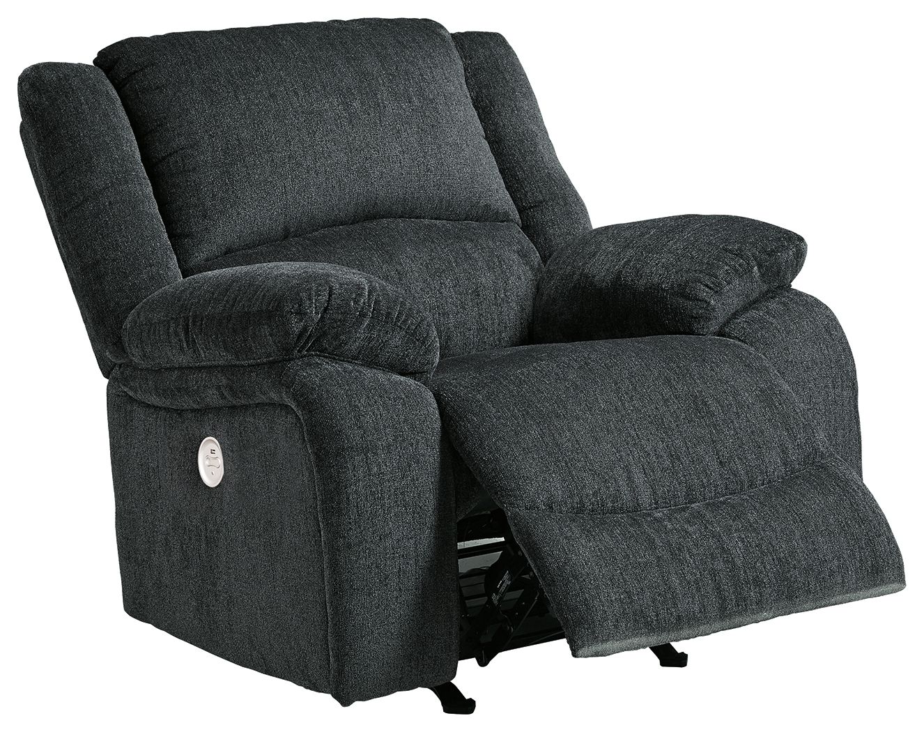 Ashley Furniture Draycoll - Power Rocker Recliner - Slate - Image 3