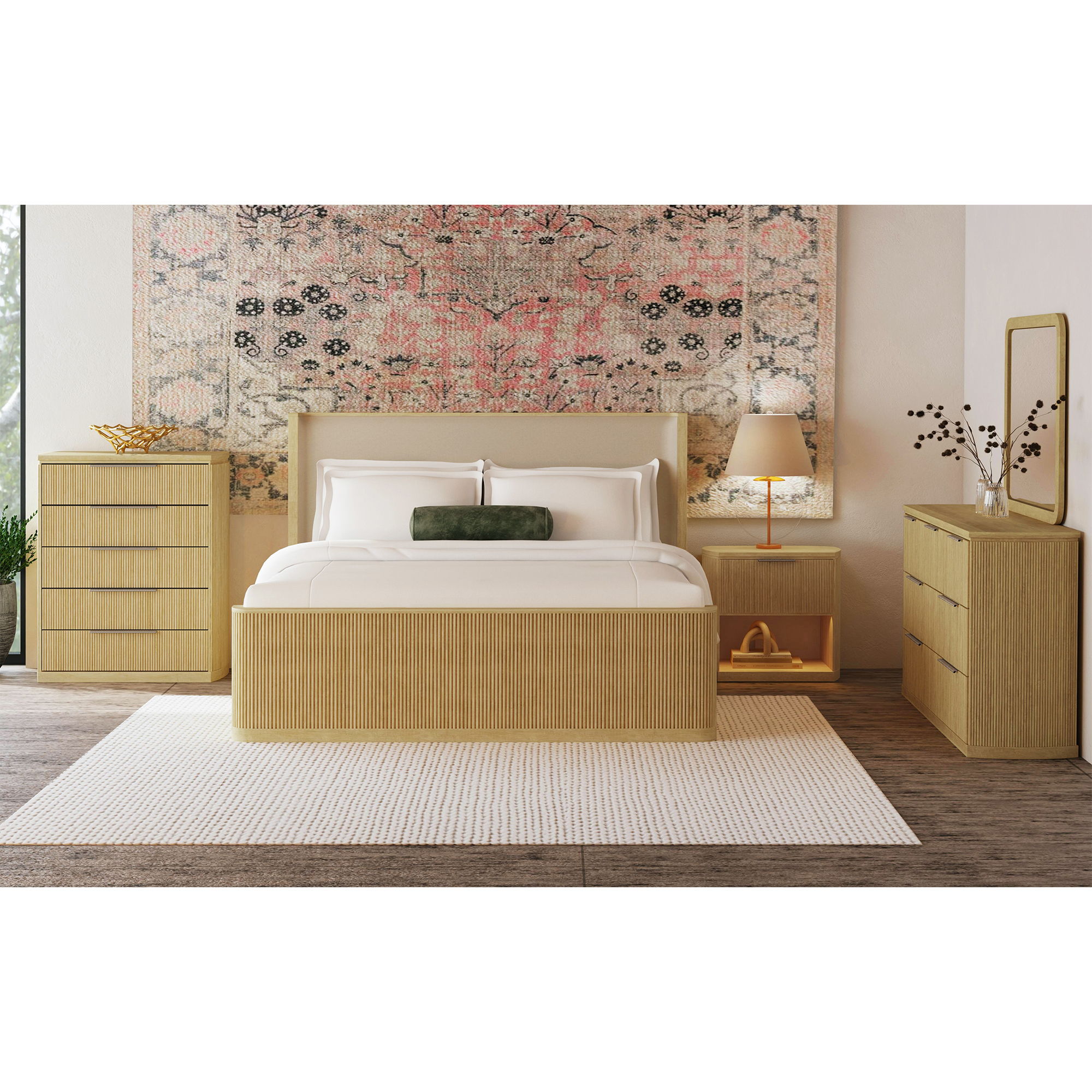 Sylvie - 7-Drawer Dresser - Natural
