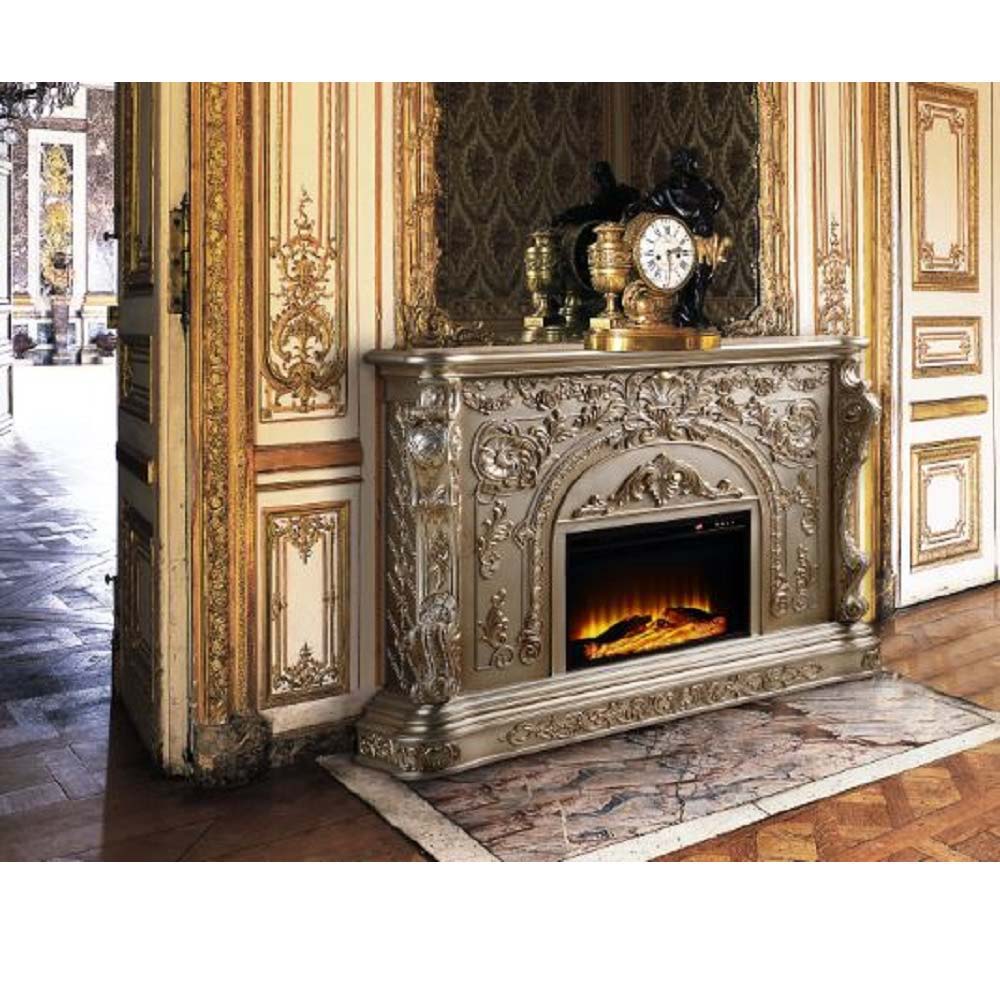 Danae - Fireplace - Antique Silver, silver, view 5