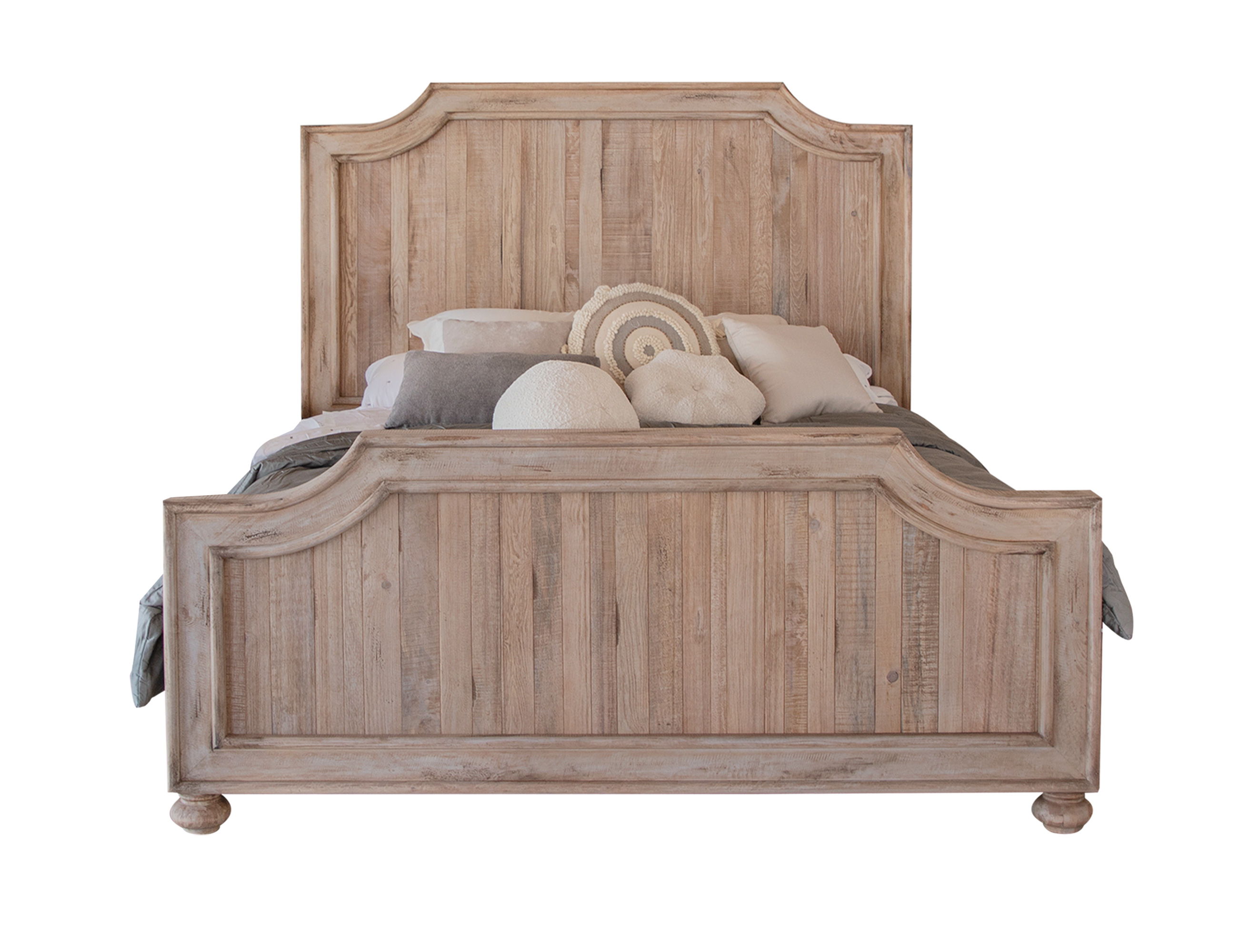 International Furniture Direct Aruba Natural - California King Bed - Light Brown