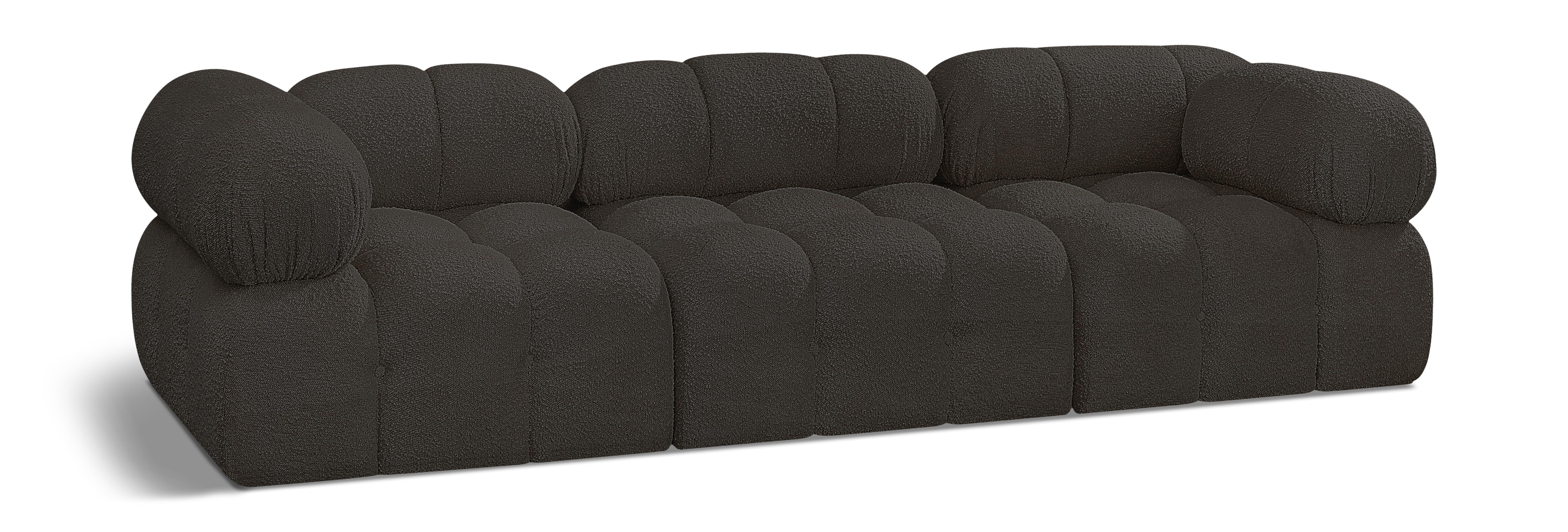 Ames - 3 Seat Modular Sofa - Brown