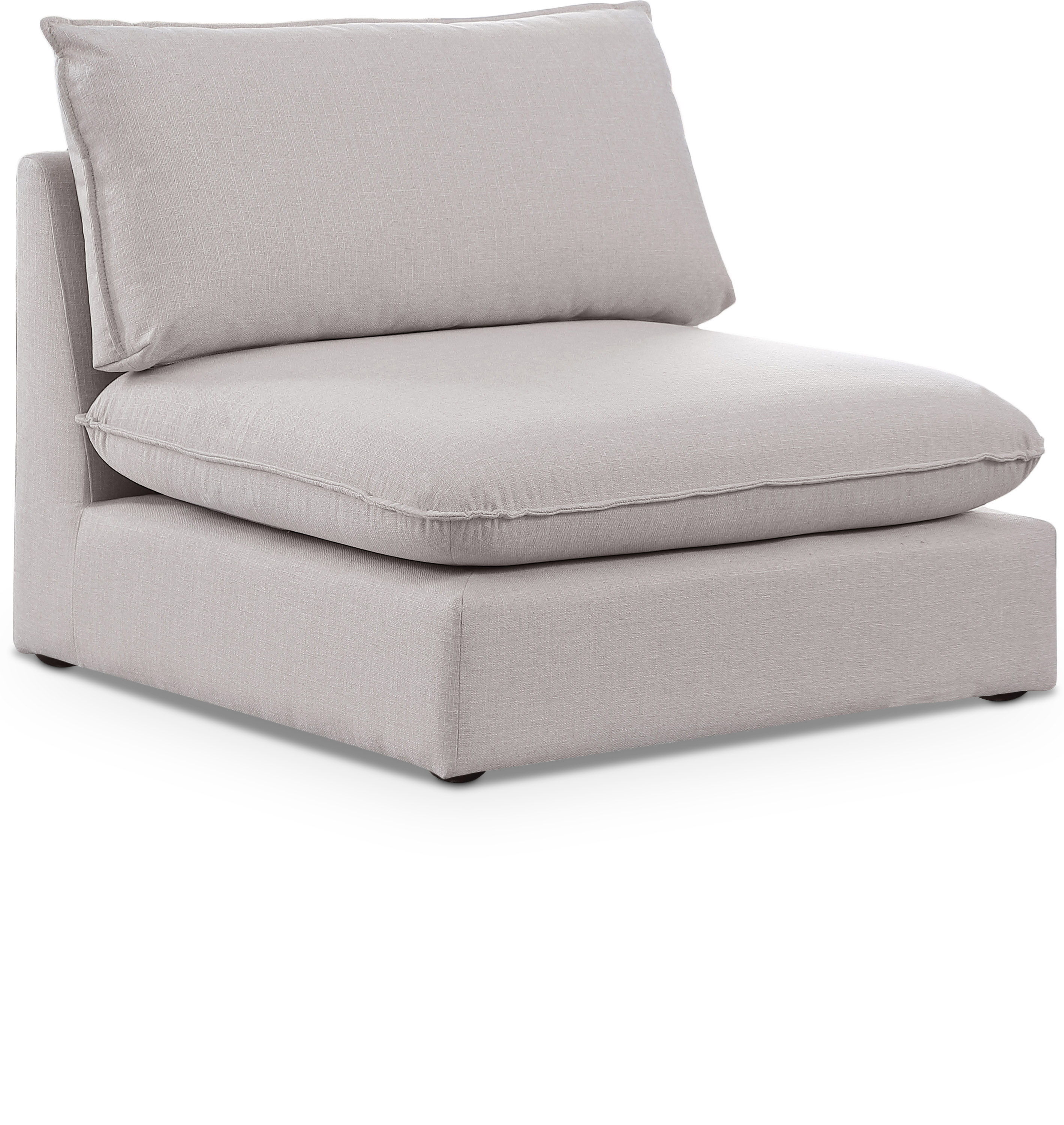 Mackenzie - Armless Chair - Beige