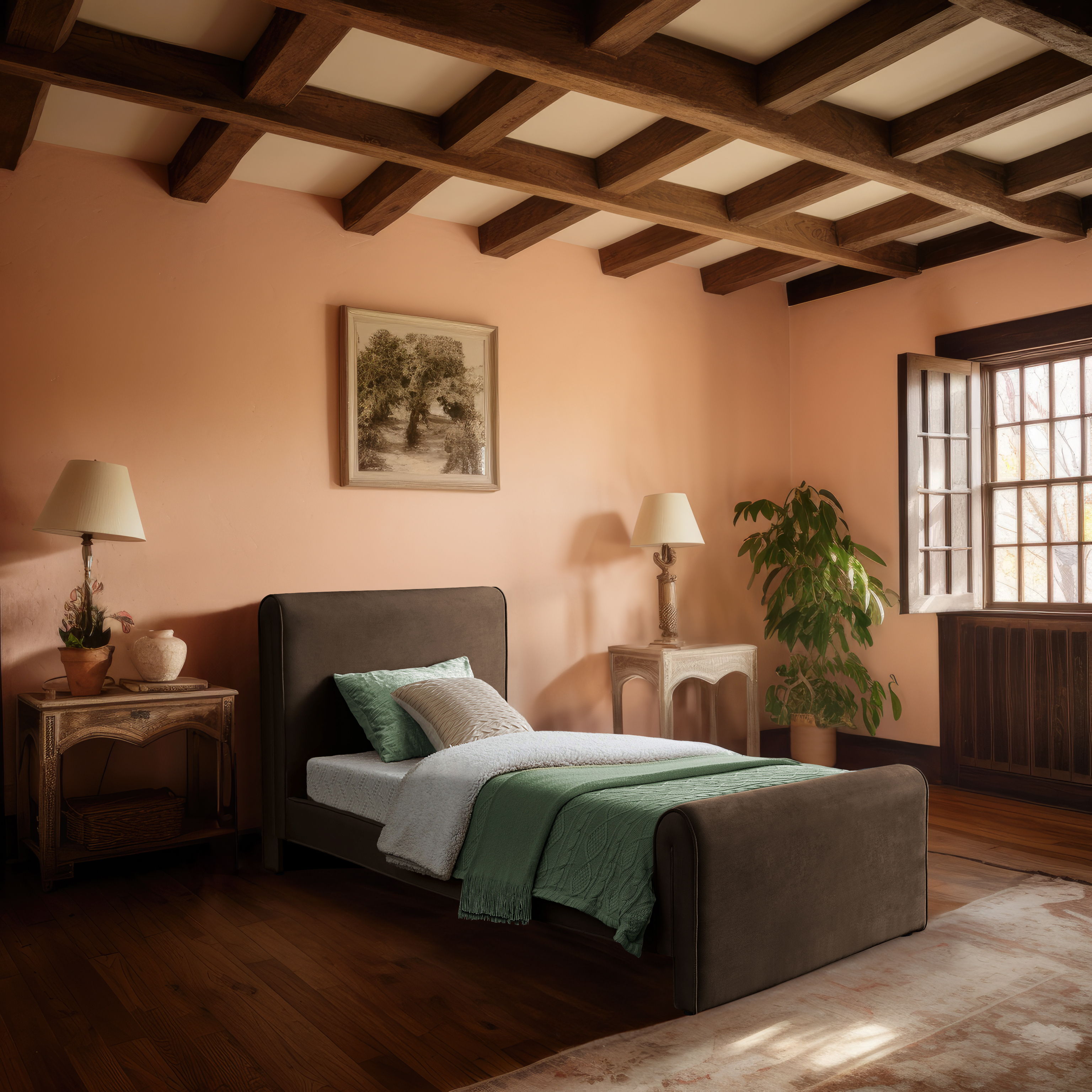 Sloan - Twin Bed - Brown