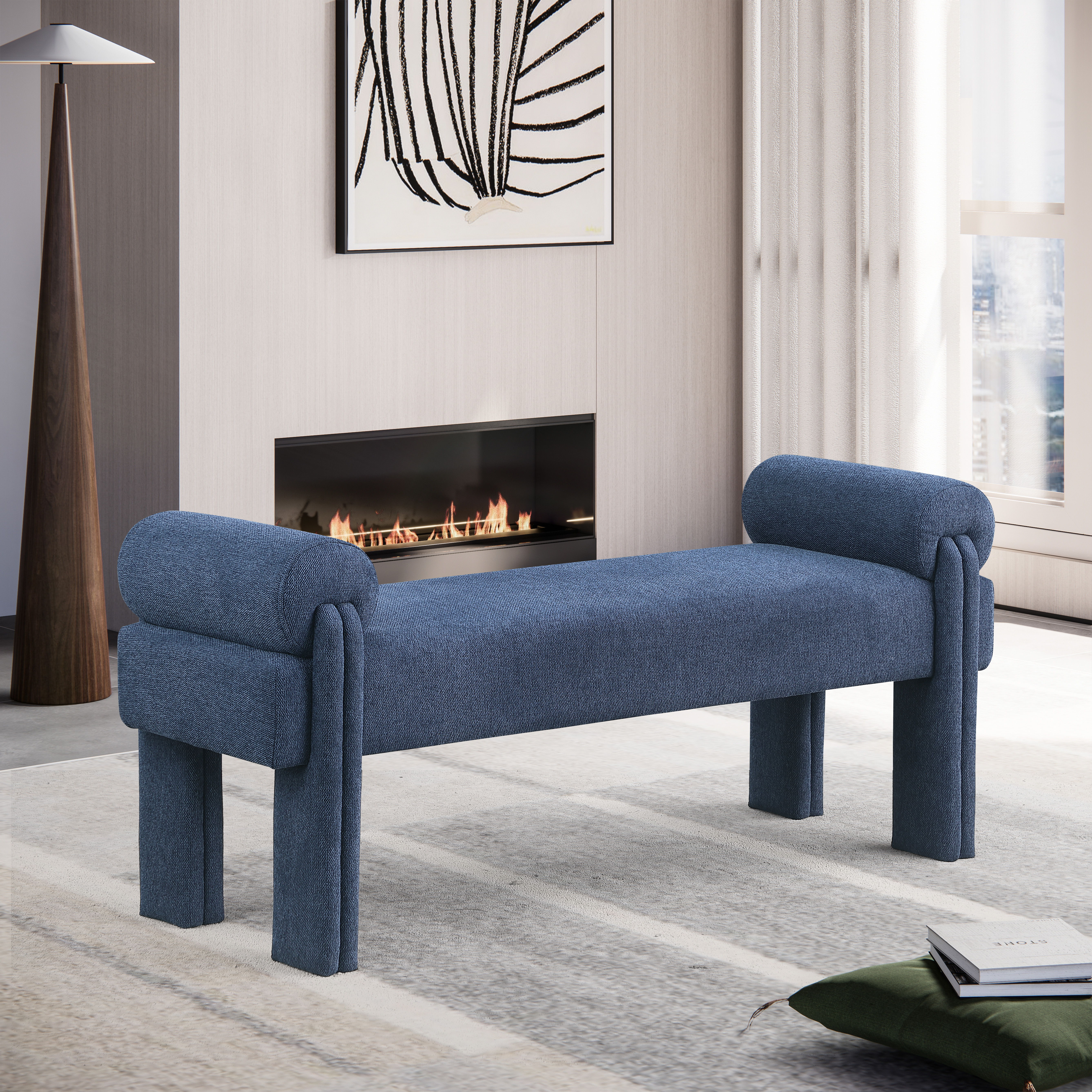 Stefano - Bench - Navy