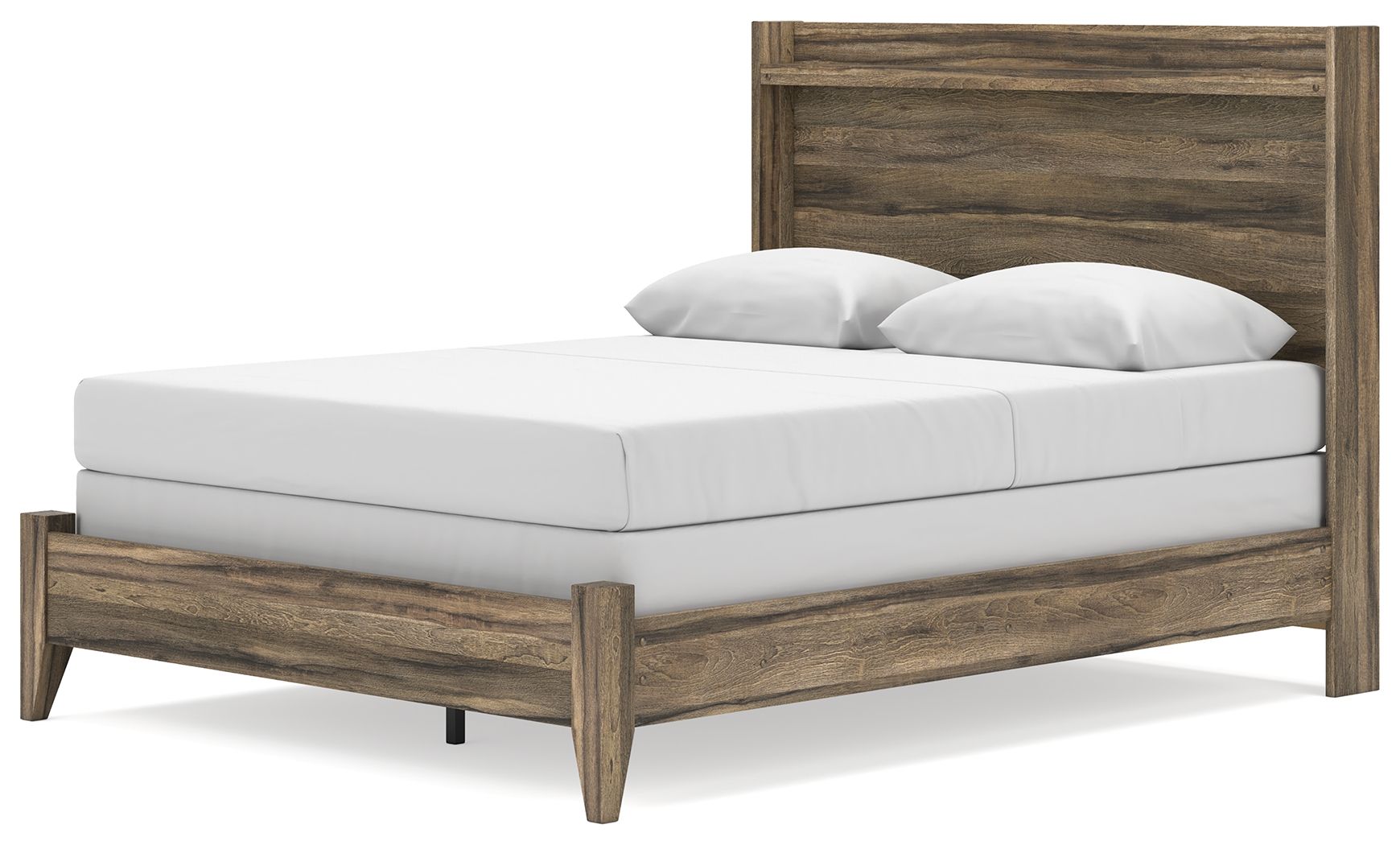 Ashley Furniture Elbrim - Queen Panel Bed - Brown - Image 4