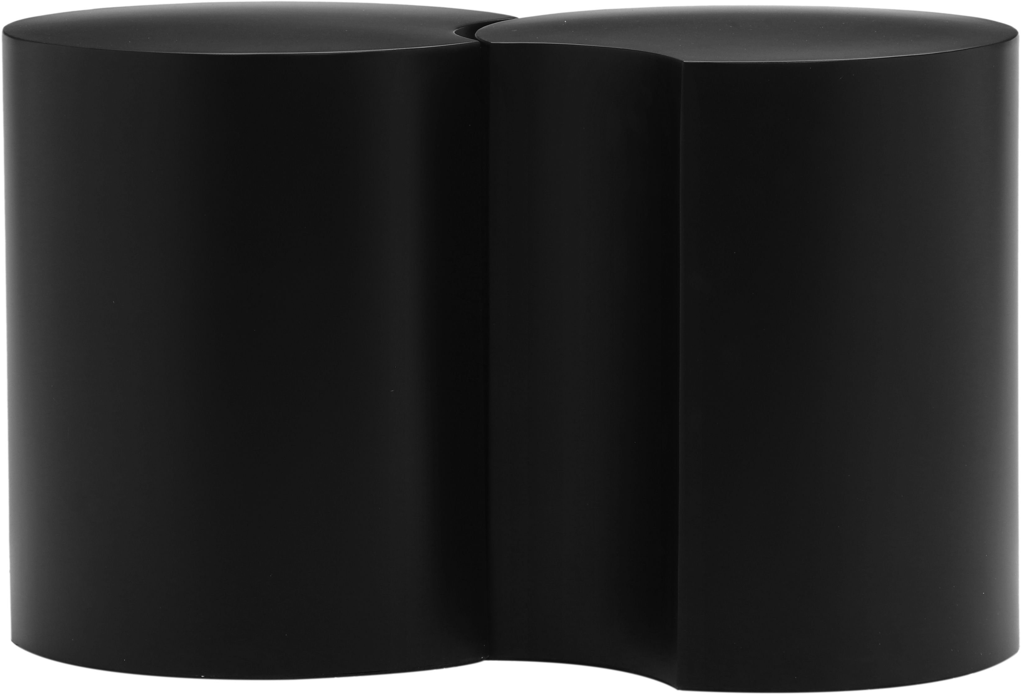 Dimple - 16" 2 Piece Modular End Table - Black