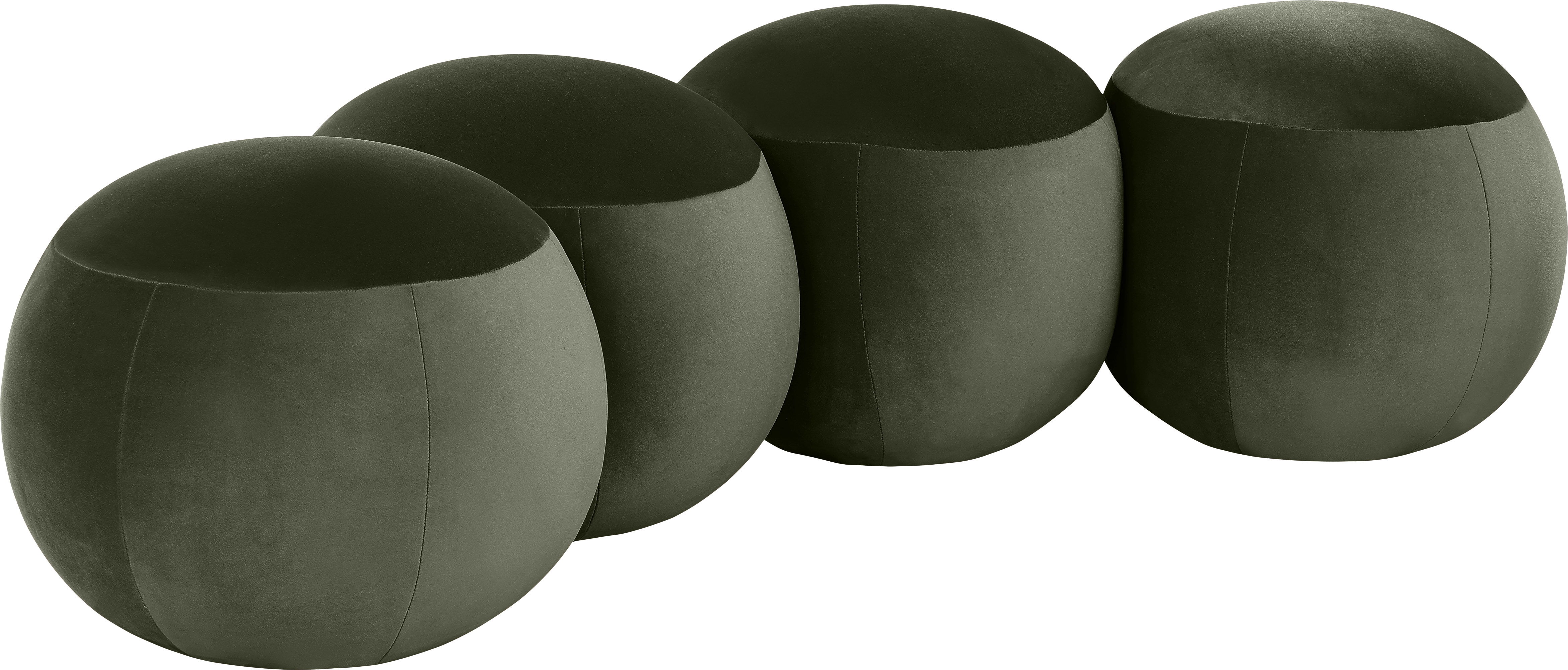 Apollo - 65" Velvet Bench - Green