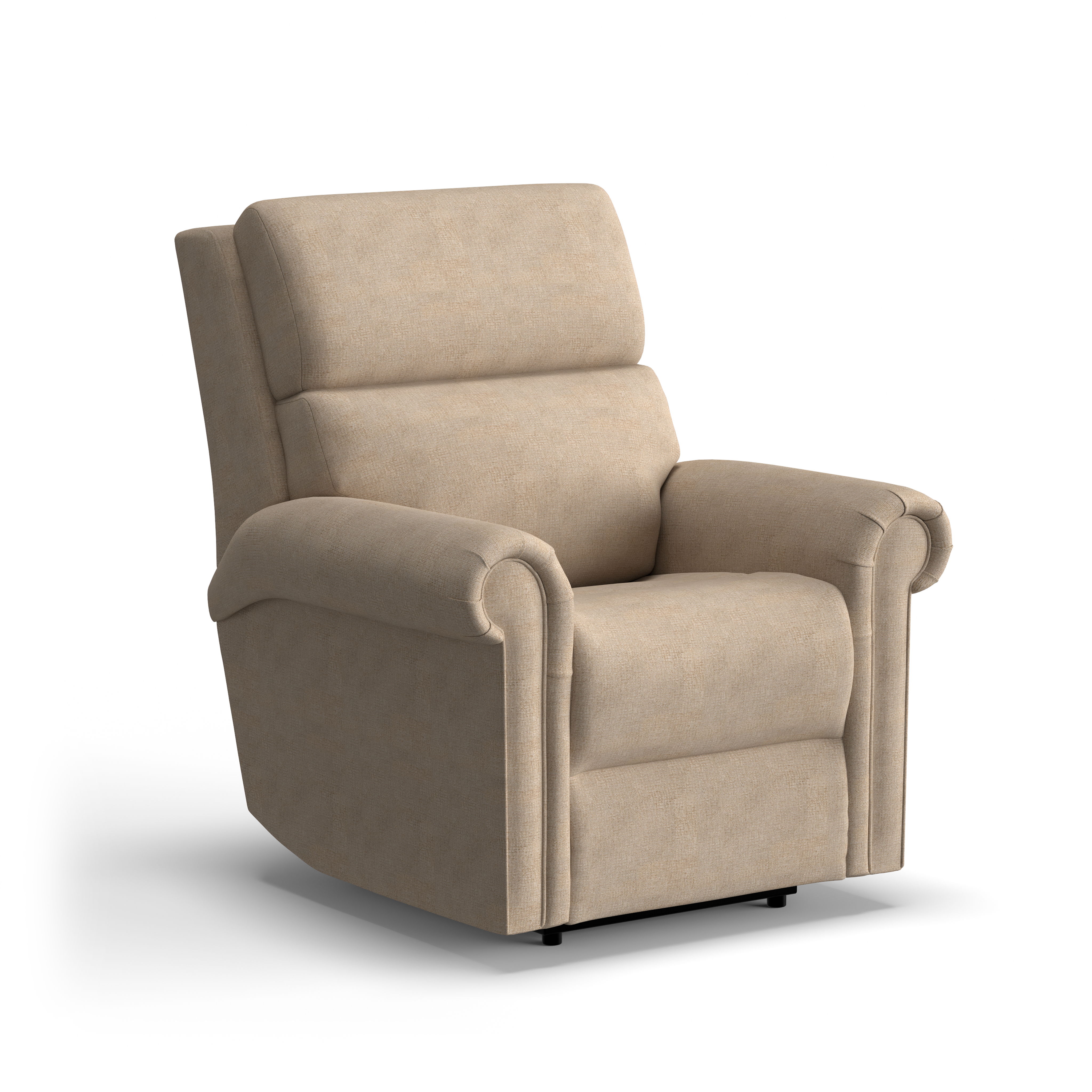 Bernard - Power Recliner With Power Headrest & Lumbar, blue, view 3