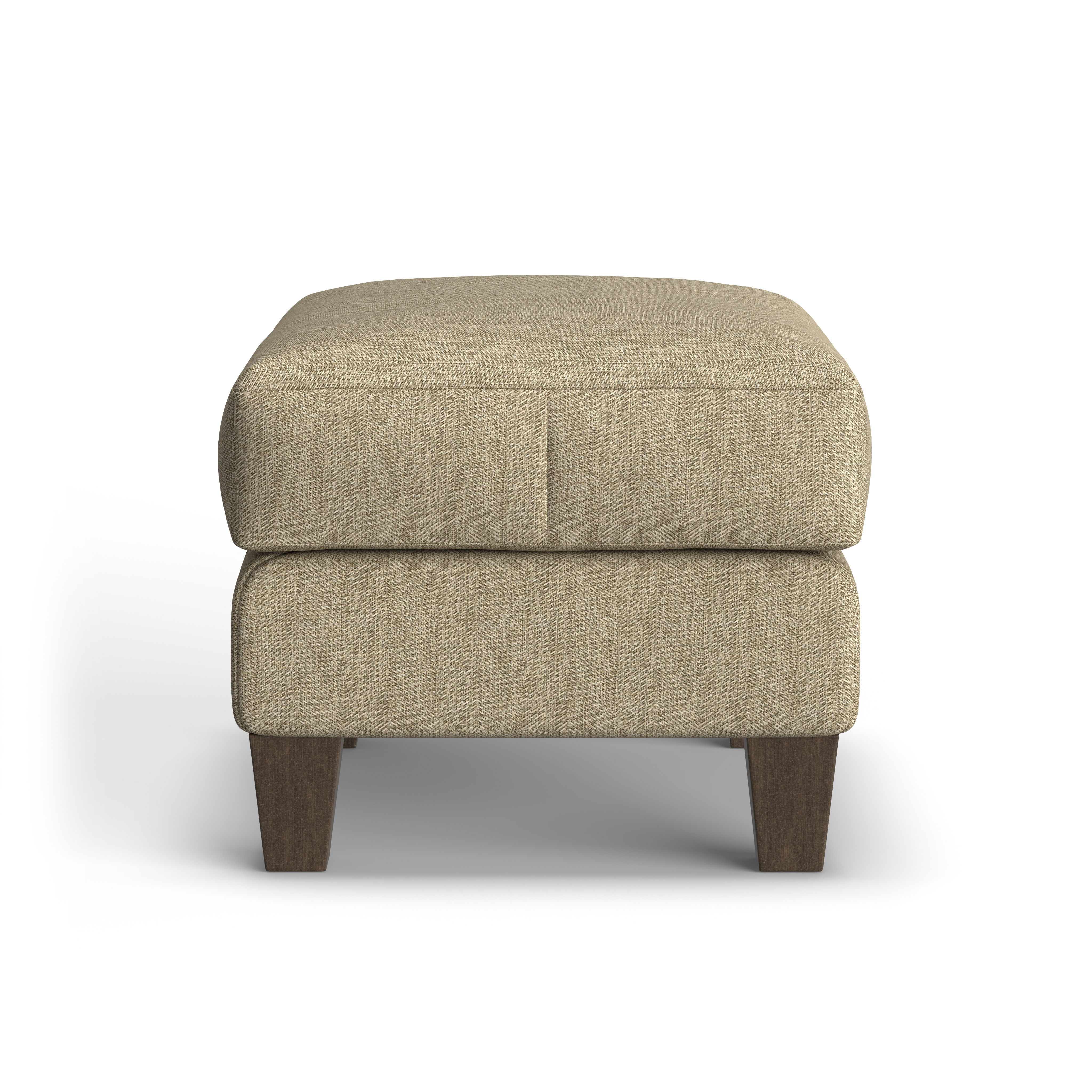 Gianna - Fabric Ottoman, dark brown, view 8