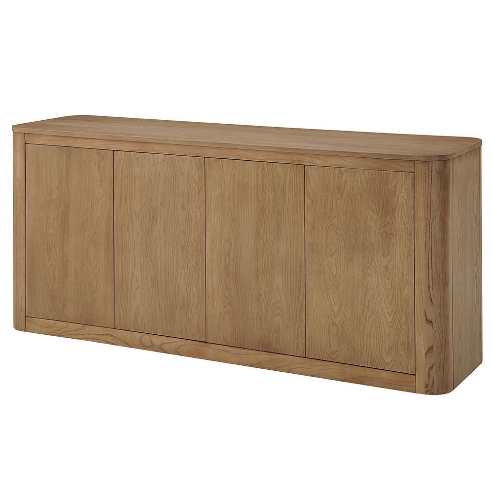 Zoey - Server - Oak, light brown, view 2