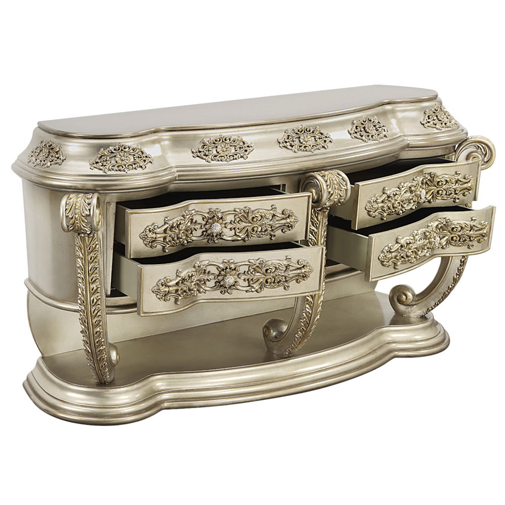 Danae - Dresser - Champagne & Gold, beige, view 3