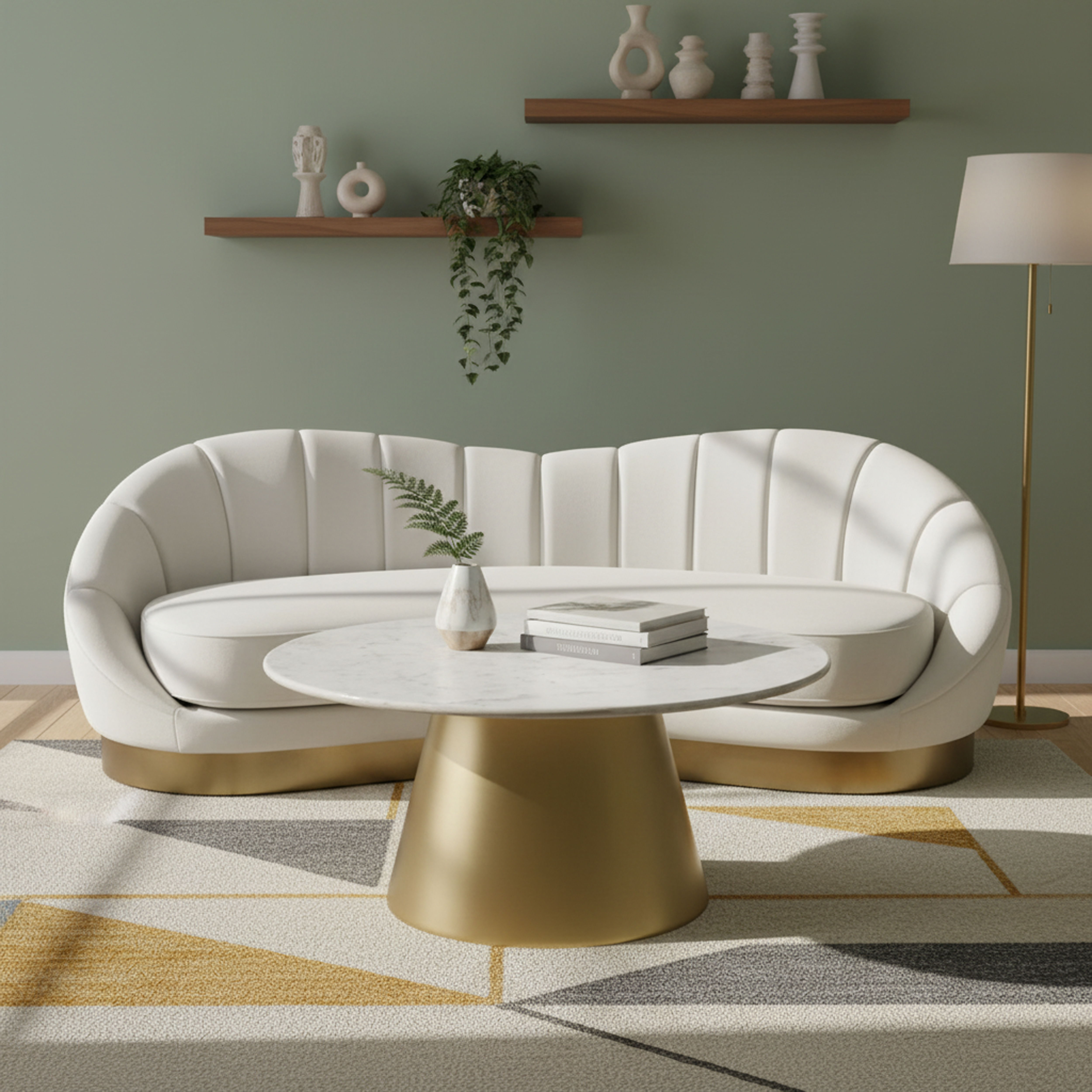 Sorrento - Metal Coffee Table - Gold