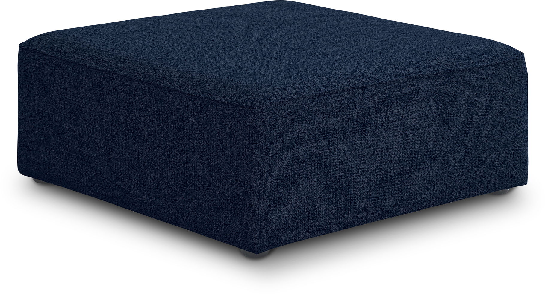 Cube - Linen Ottoman - Navy