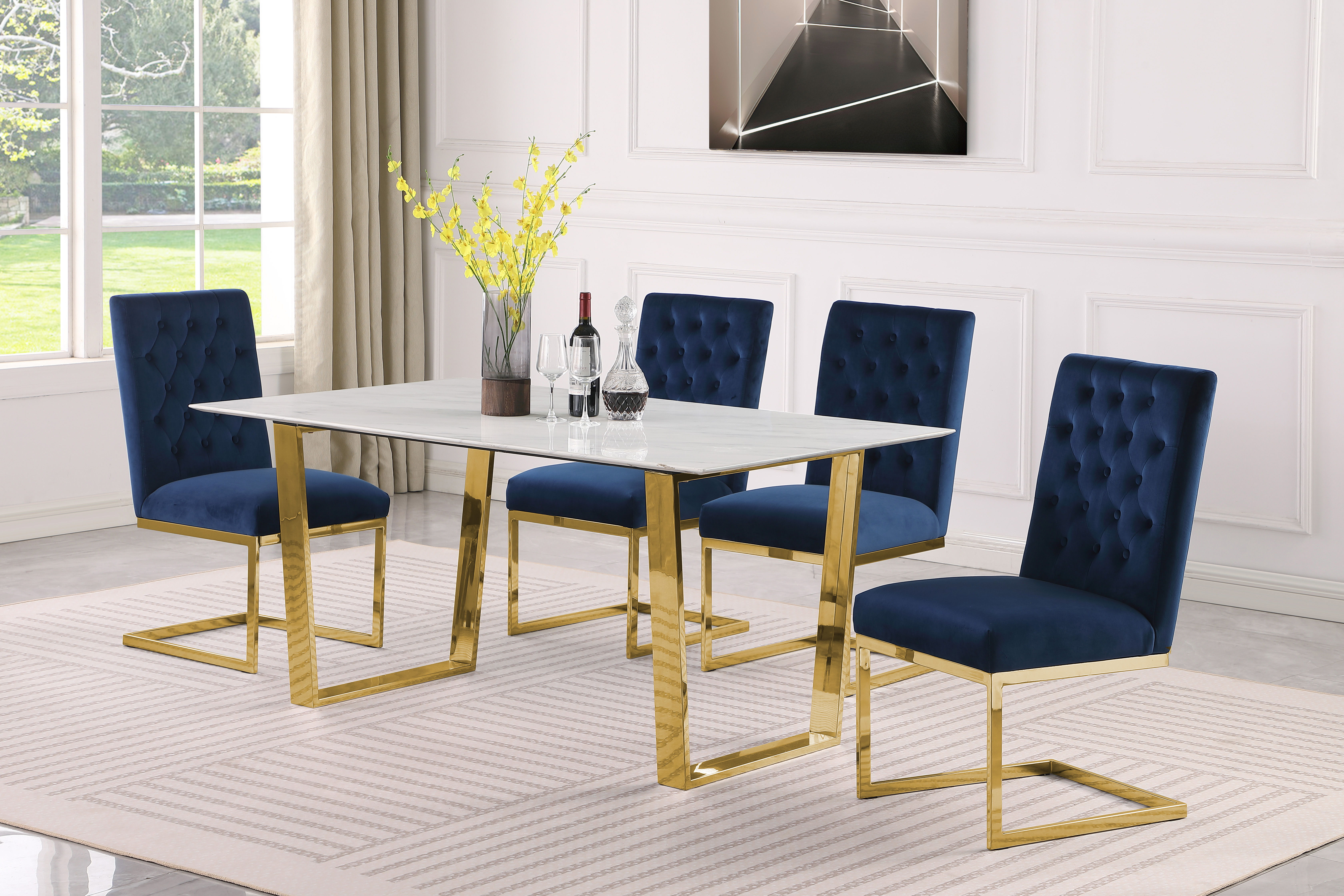 Cameron - Dining Table - White