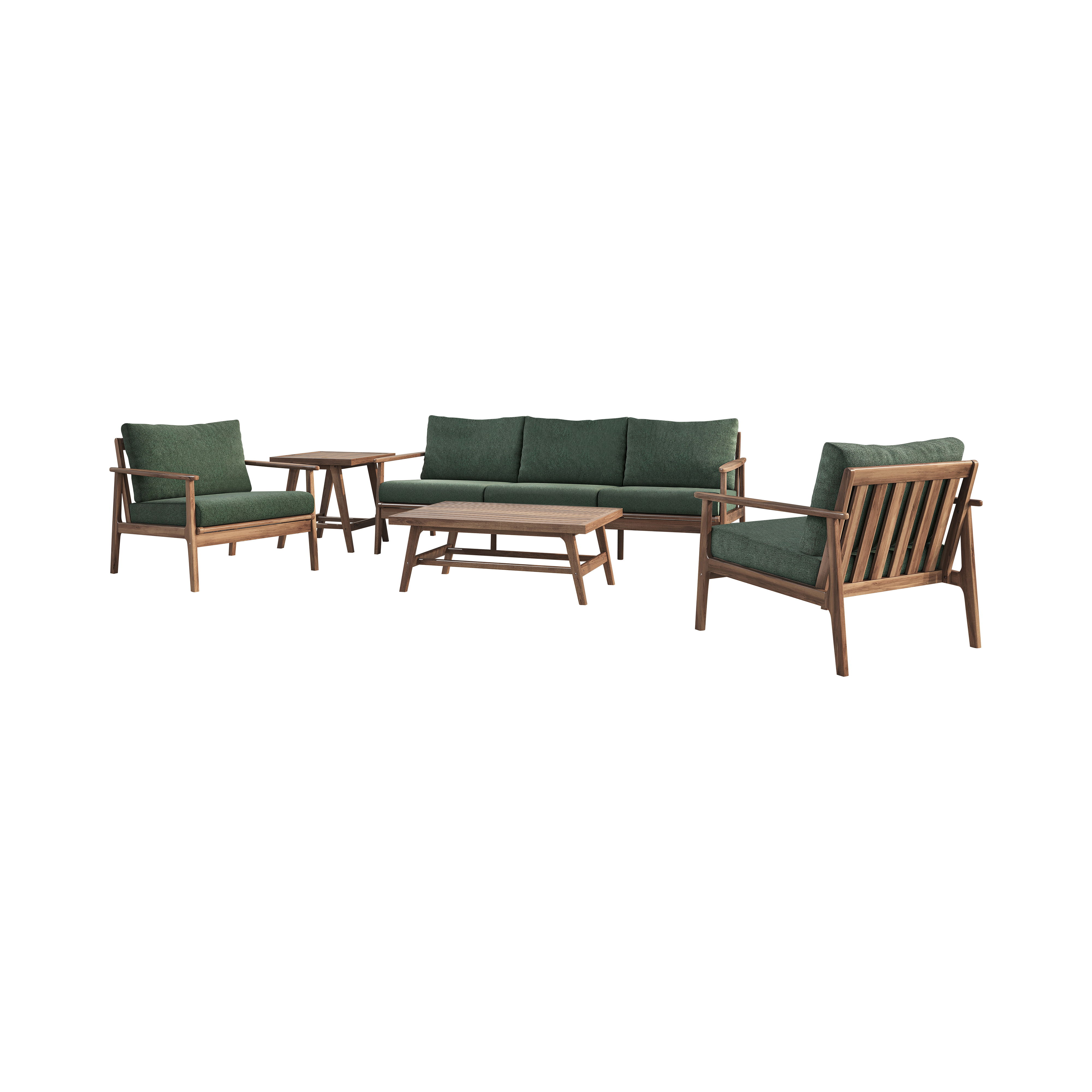 5 Pc · Sofa & 2 Chairs & Coffee Table & End Table