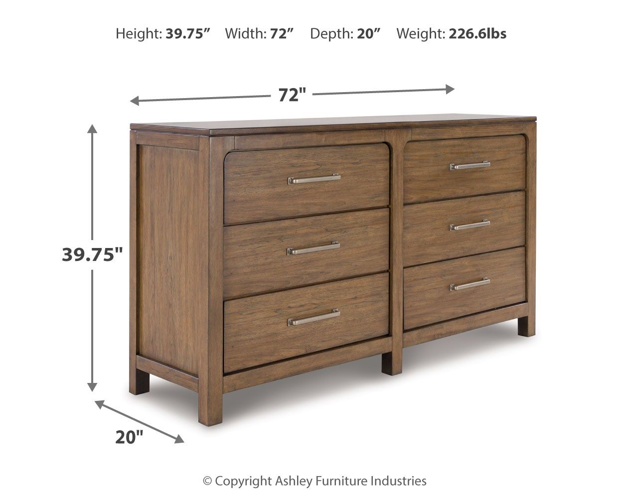Ashley Furniture Cabalynn - Dresser - Light Brown - Image 12