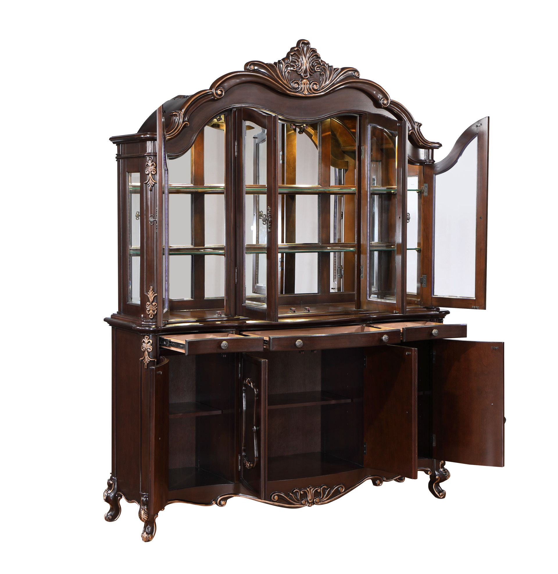 Constantine - China Buffet - Cherry, dark brown, view 4