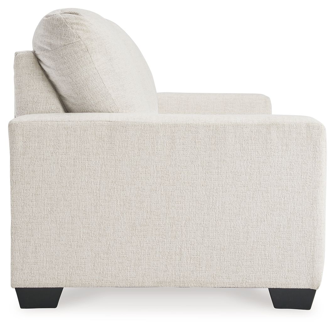 Ashley Furniture Rannis - Full Sofa Sleeper - Snow - Image 5