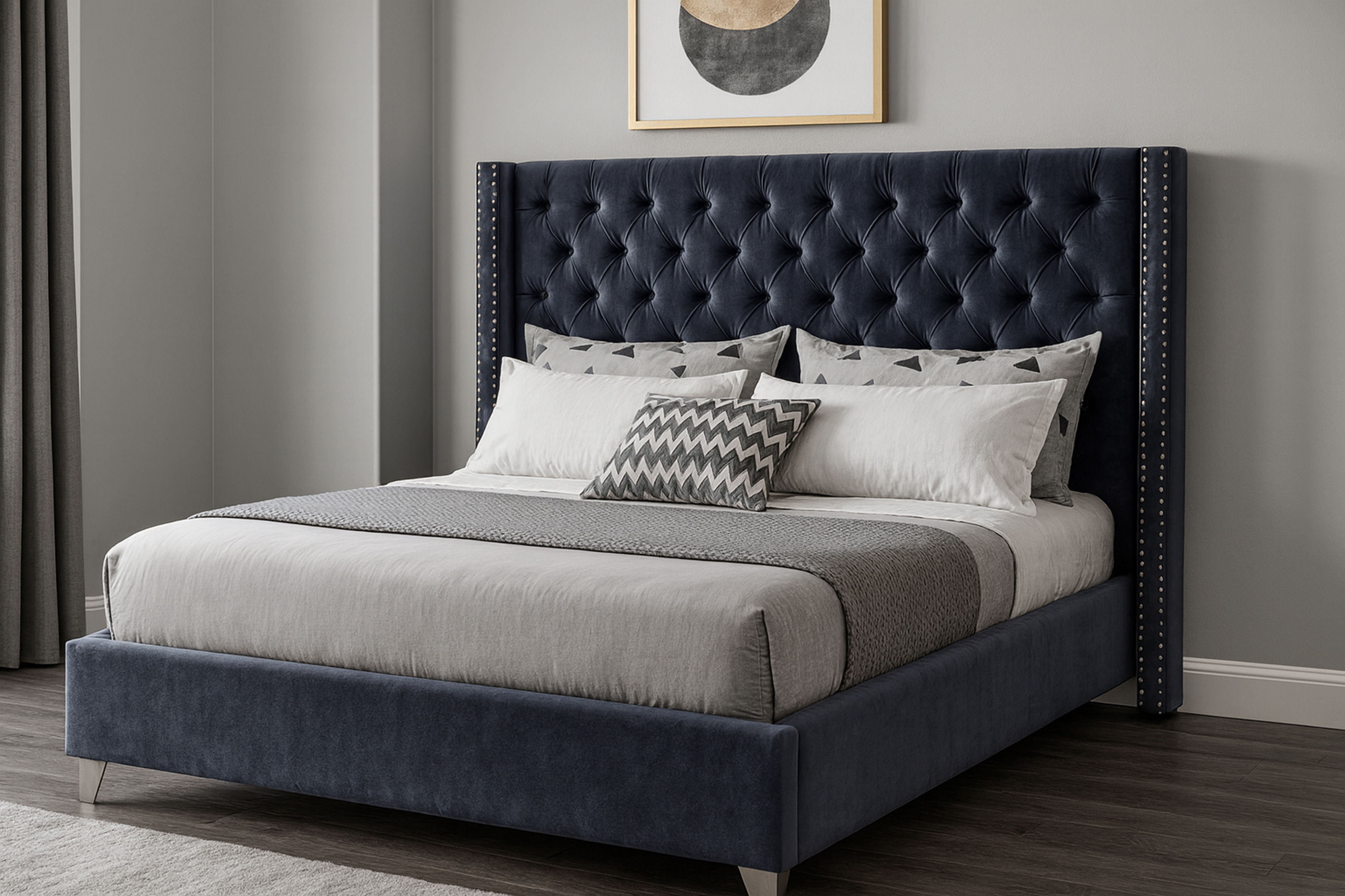 Aiden - Full Bed - Gray