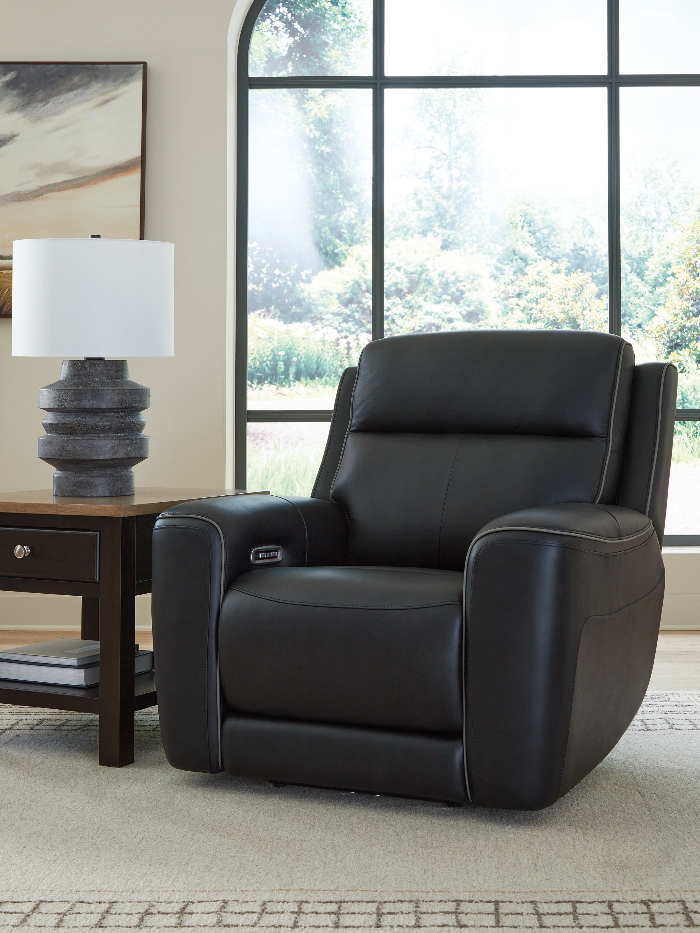 Ashley Furniture 5Z-Comfort - Power Recliner / Adjustable Headrest - Onyx - Image 2