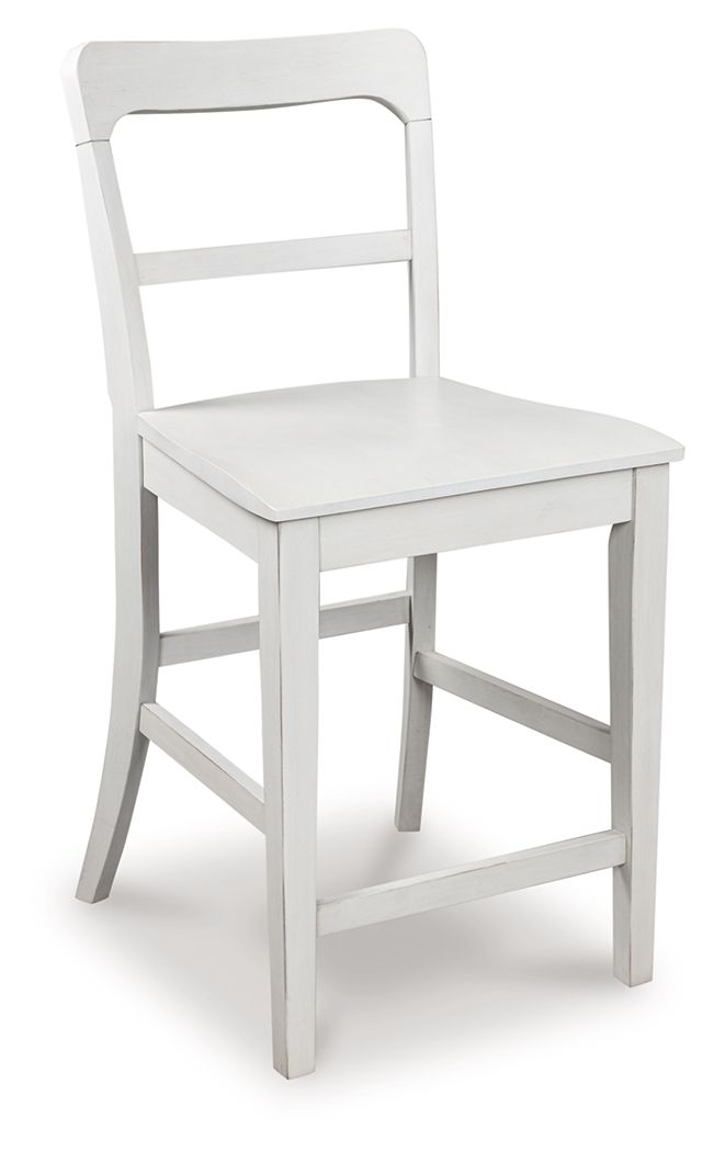 Greddinton - Barstool (Set of 2) - White