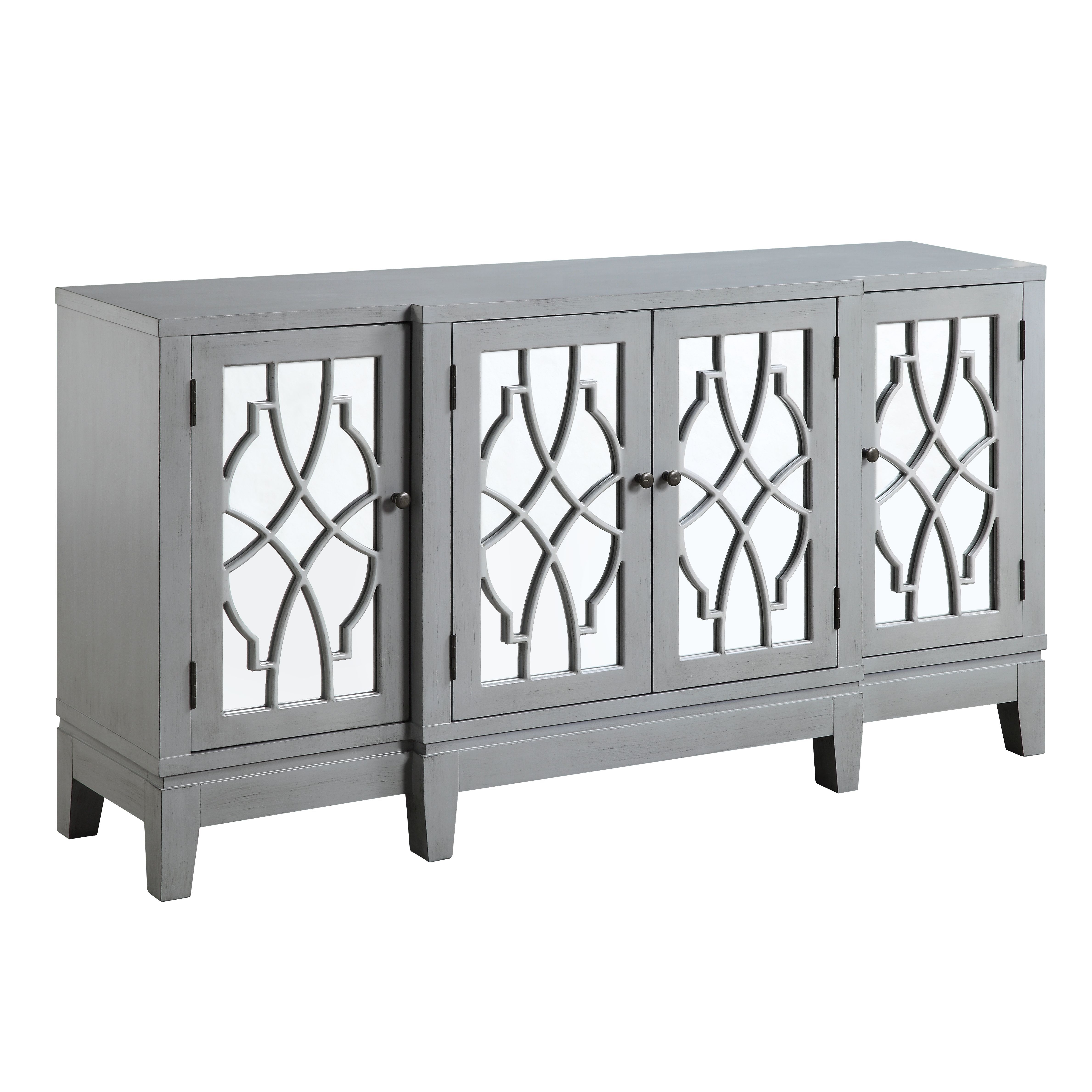 Magdi - Console Cabinet - Antique Gray, gray