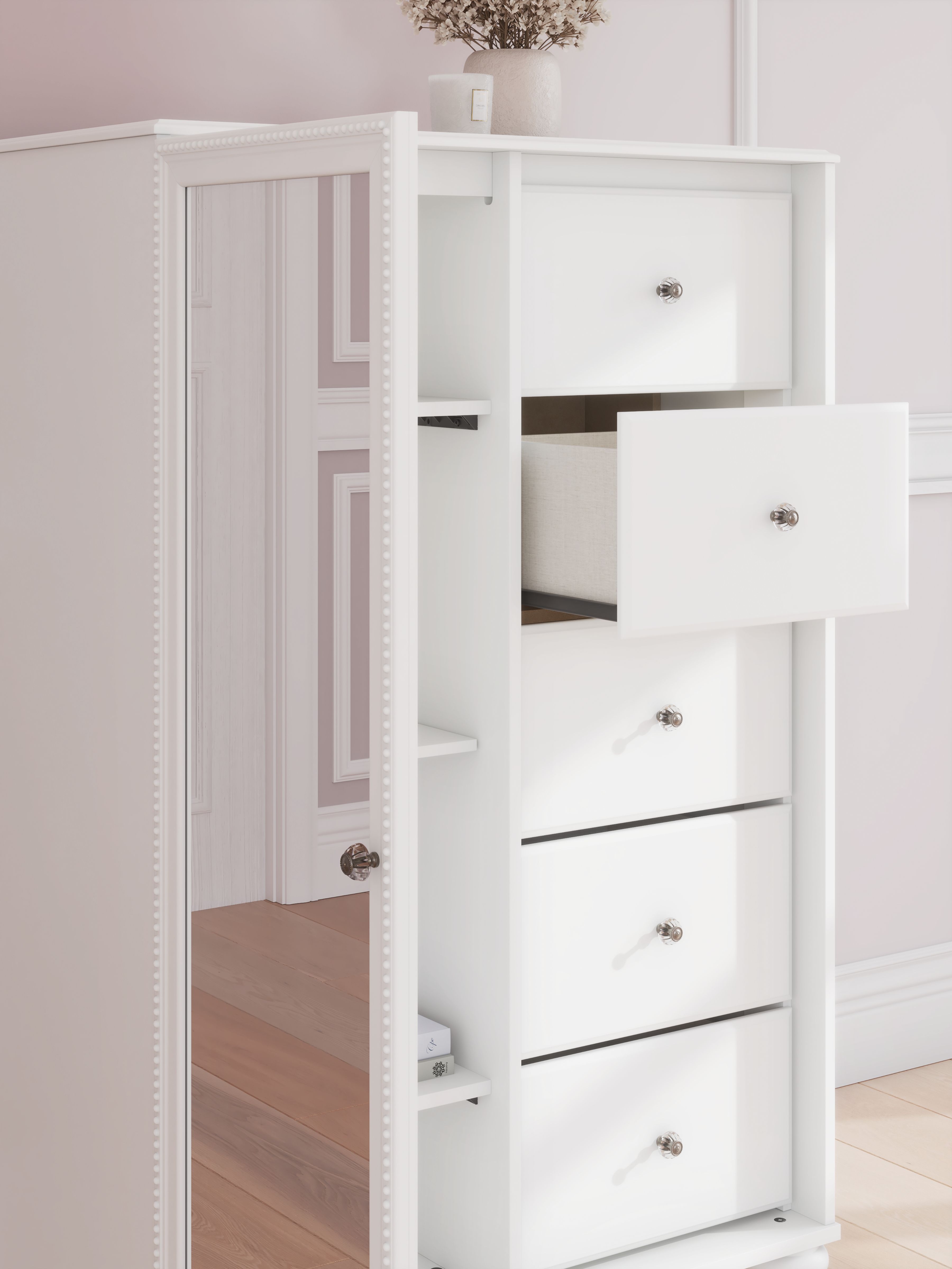 Ashley Furniture Kozlani - Dressing Chest - White - Image 10