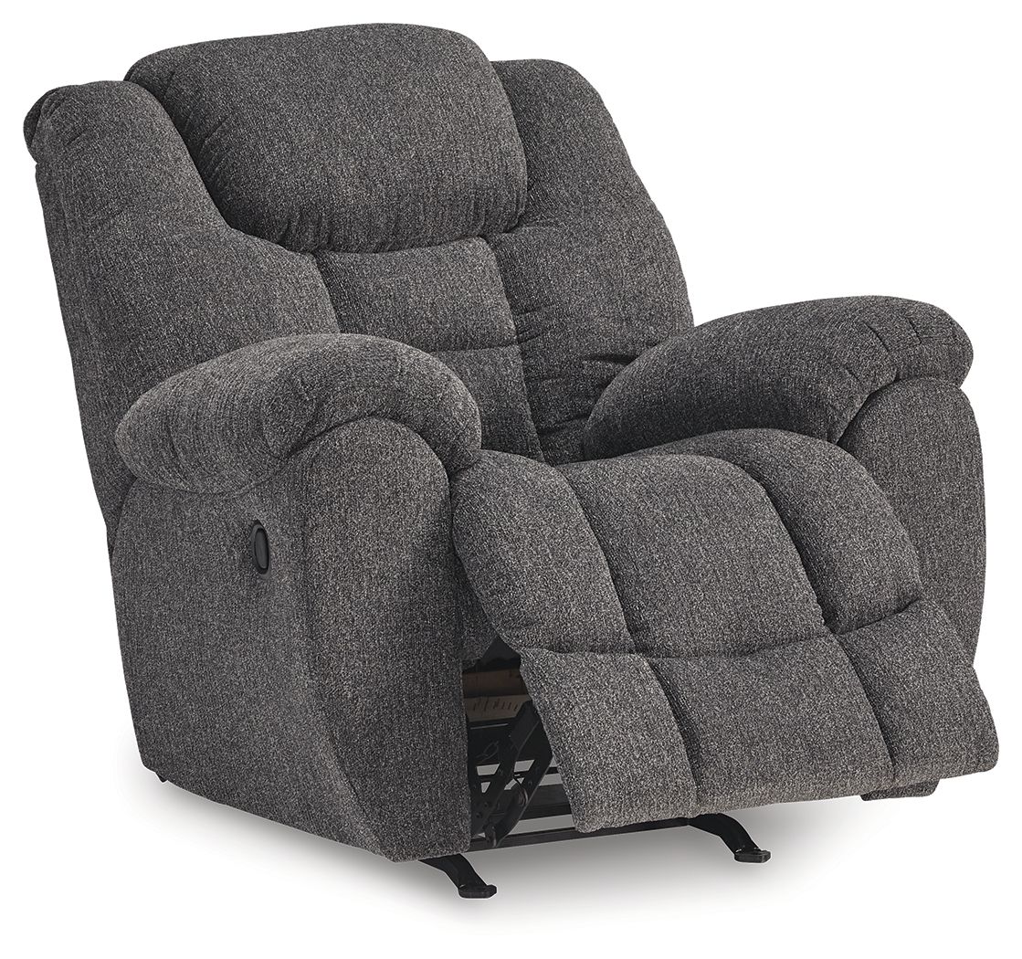 Ashley Furniture Foreside - Rocker Recliner - Charcoal - Image 3
