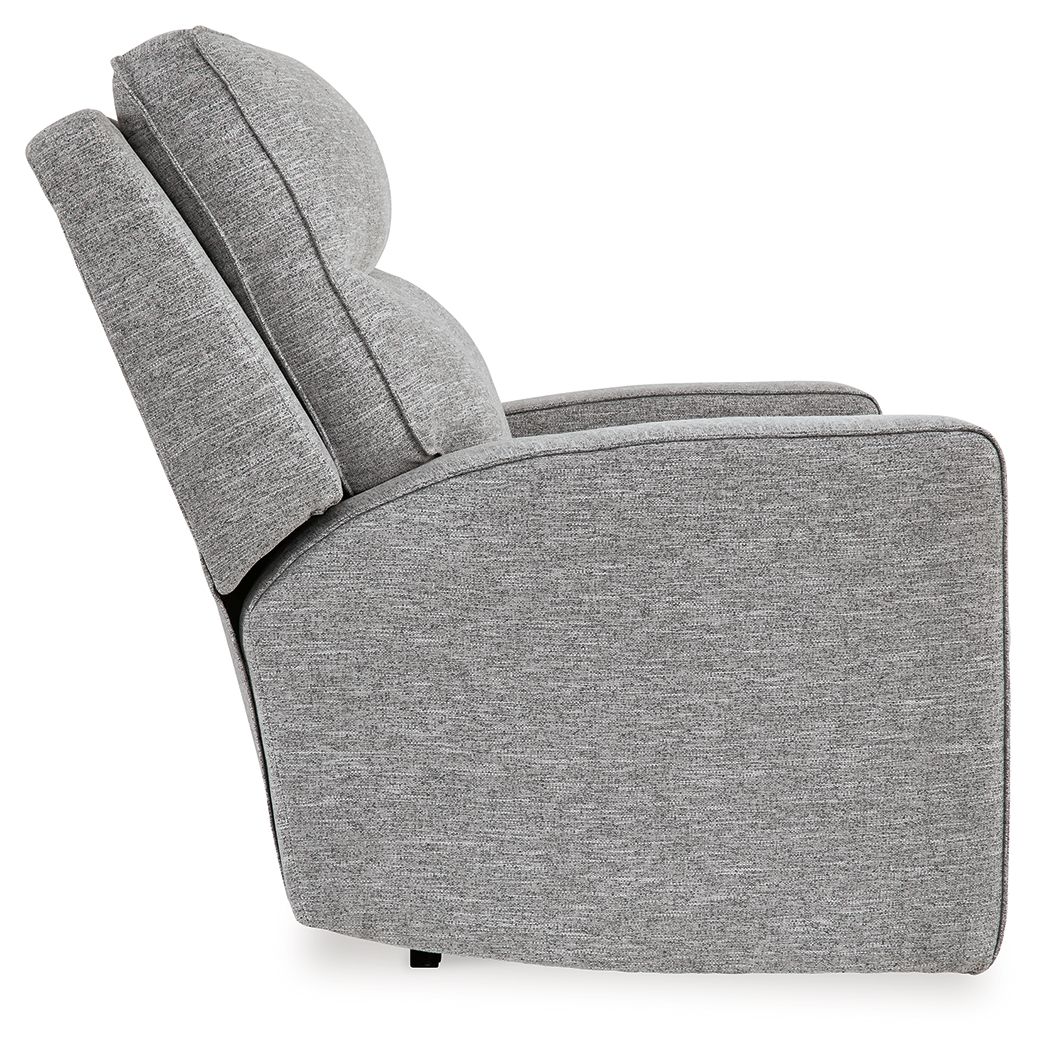 Ashley Furniture Biscoe - Power Recliner /Adj Headrest - Pewter - Image 5