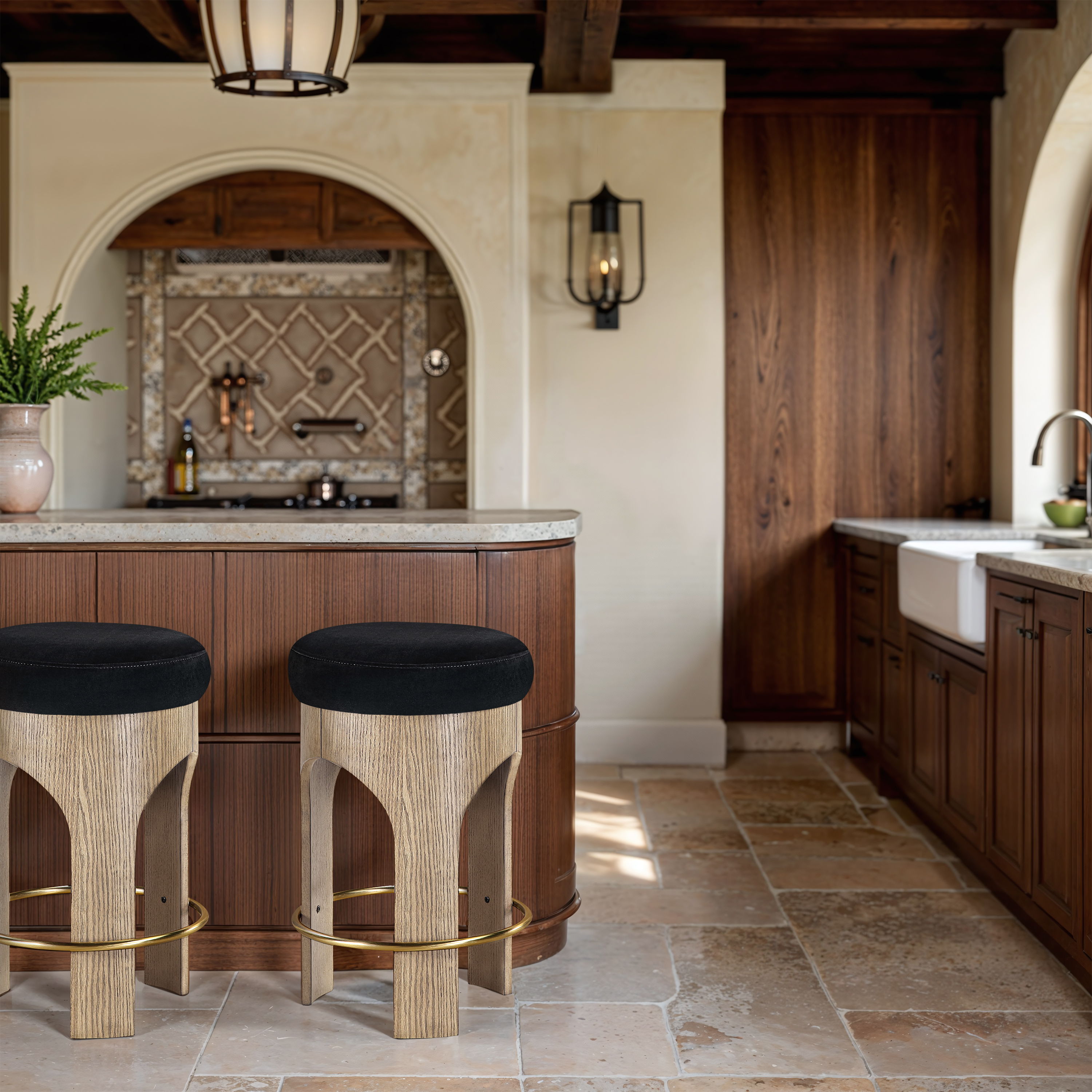 Bocceli - Counter Stool - Black
