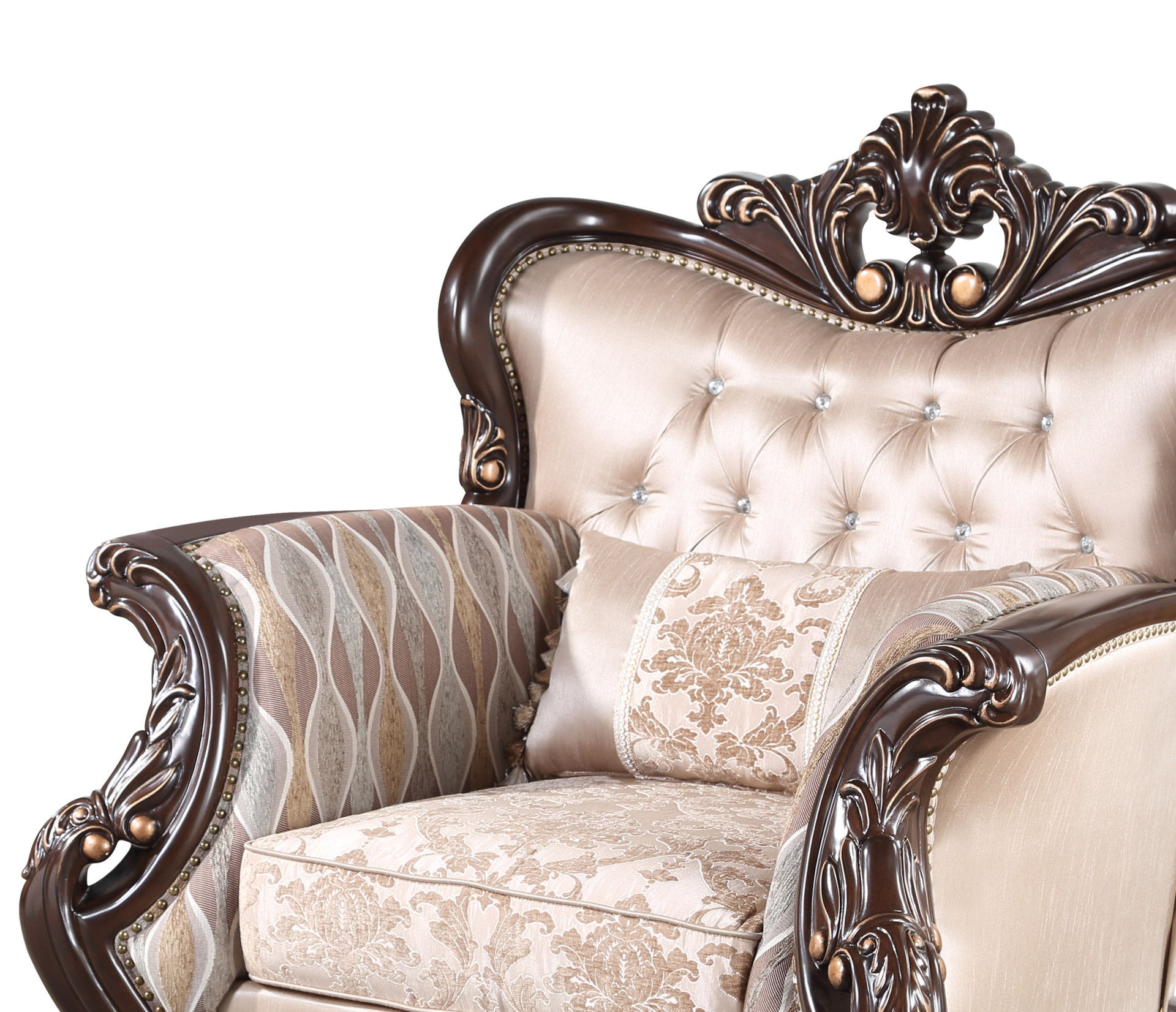 Constantine - Chair (KD) - Red / Cherry, beige, view 4