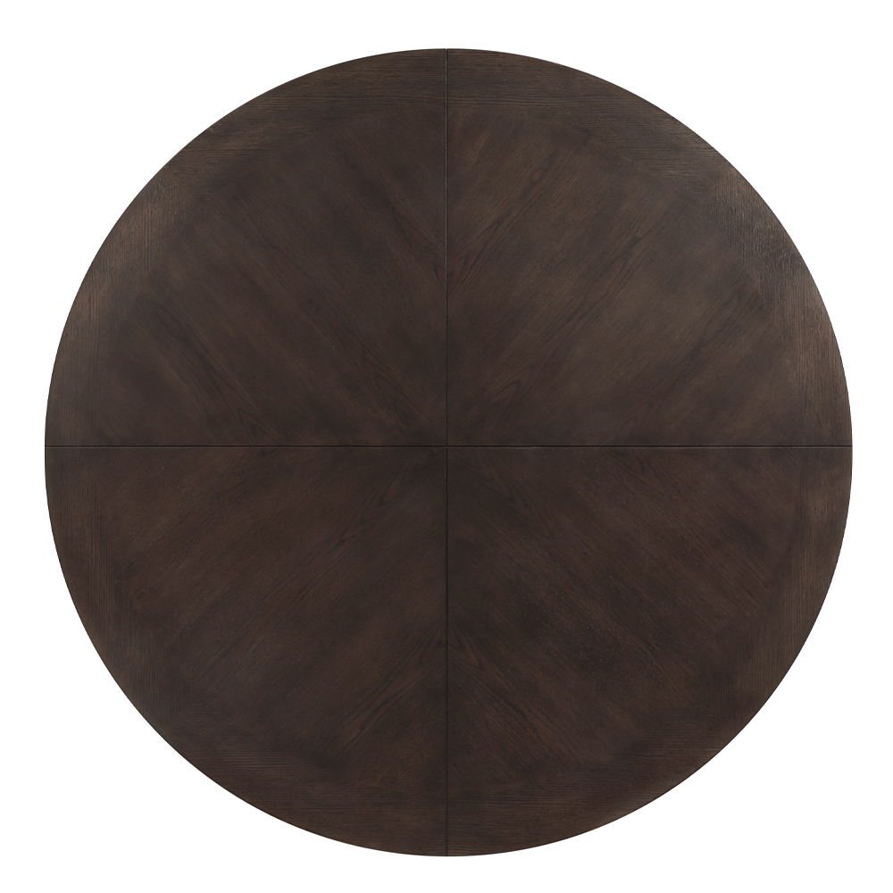 Guido - Coffee Table - Oak, dark brown, view 2