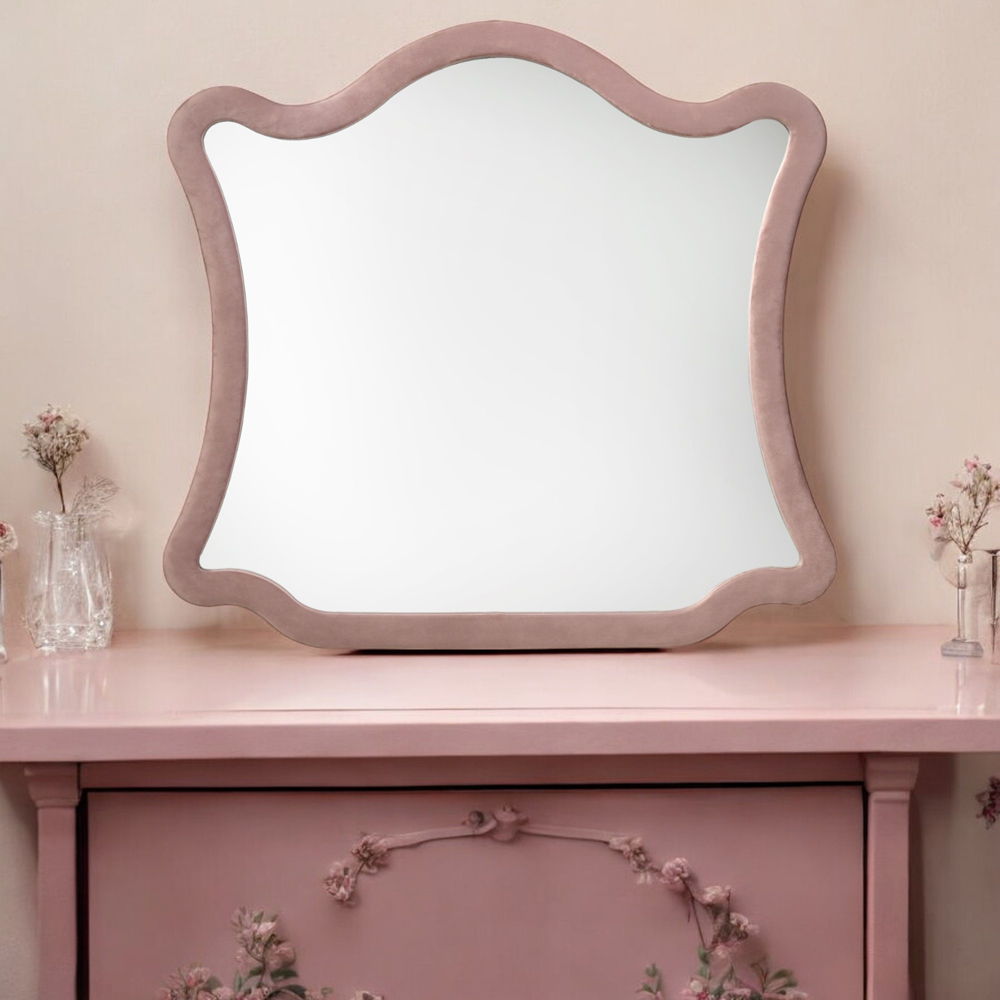 Salonia - Mirror - Pink Velvet, pink, view 5
